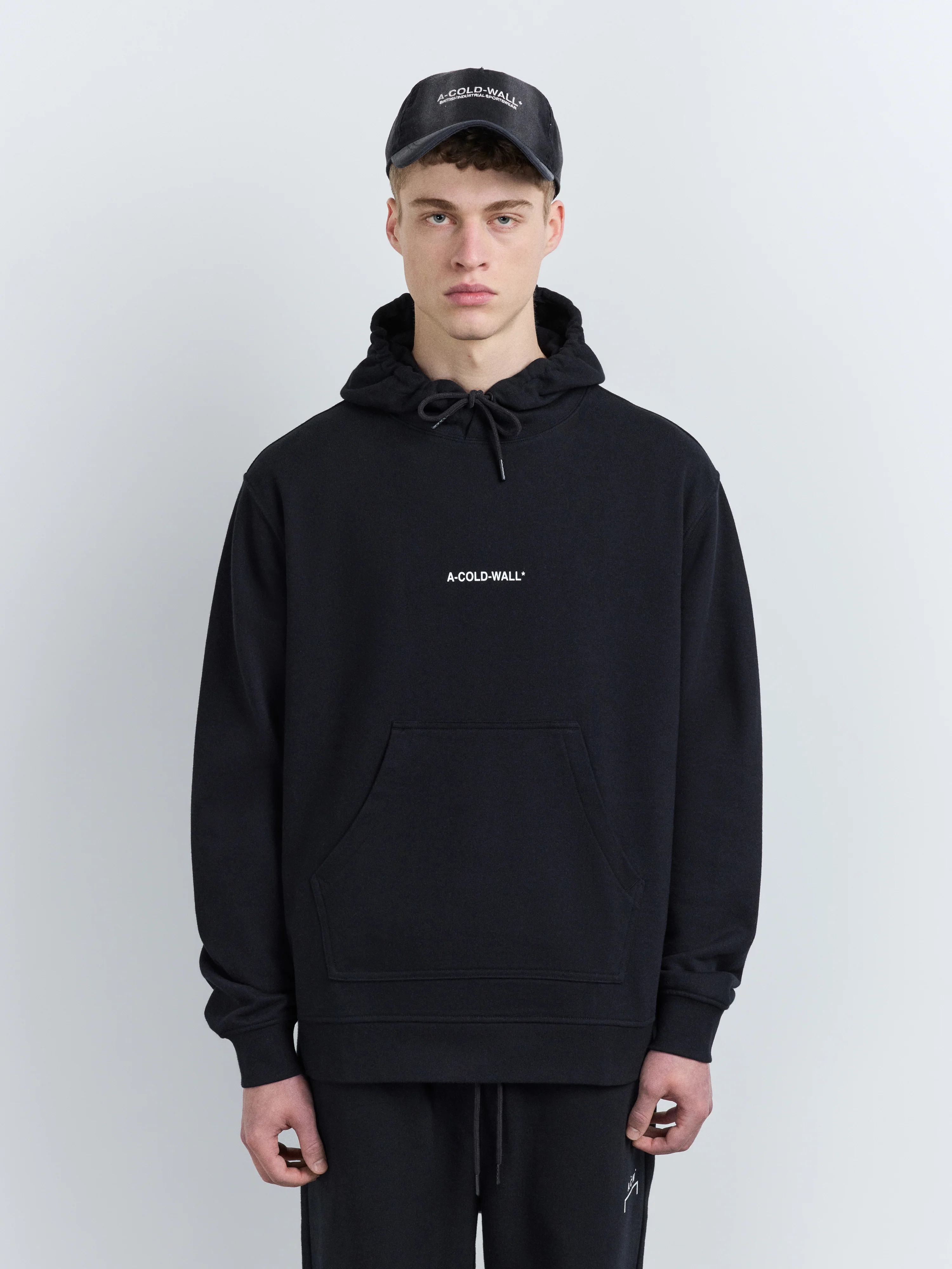 Carradale Logo Hoodie Black - Image 3