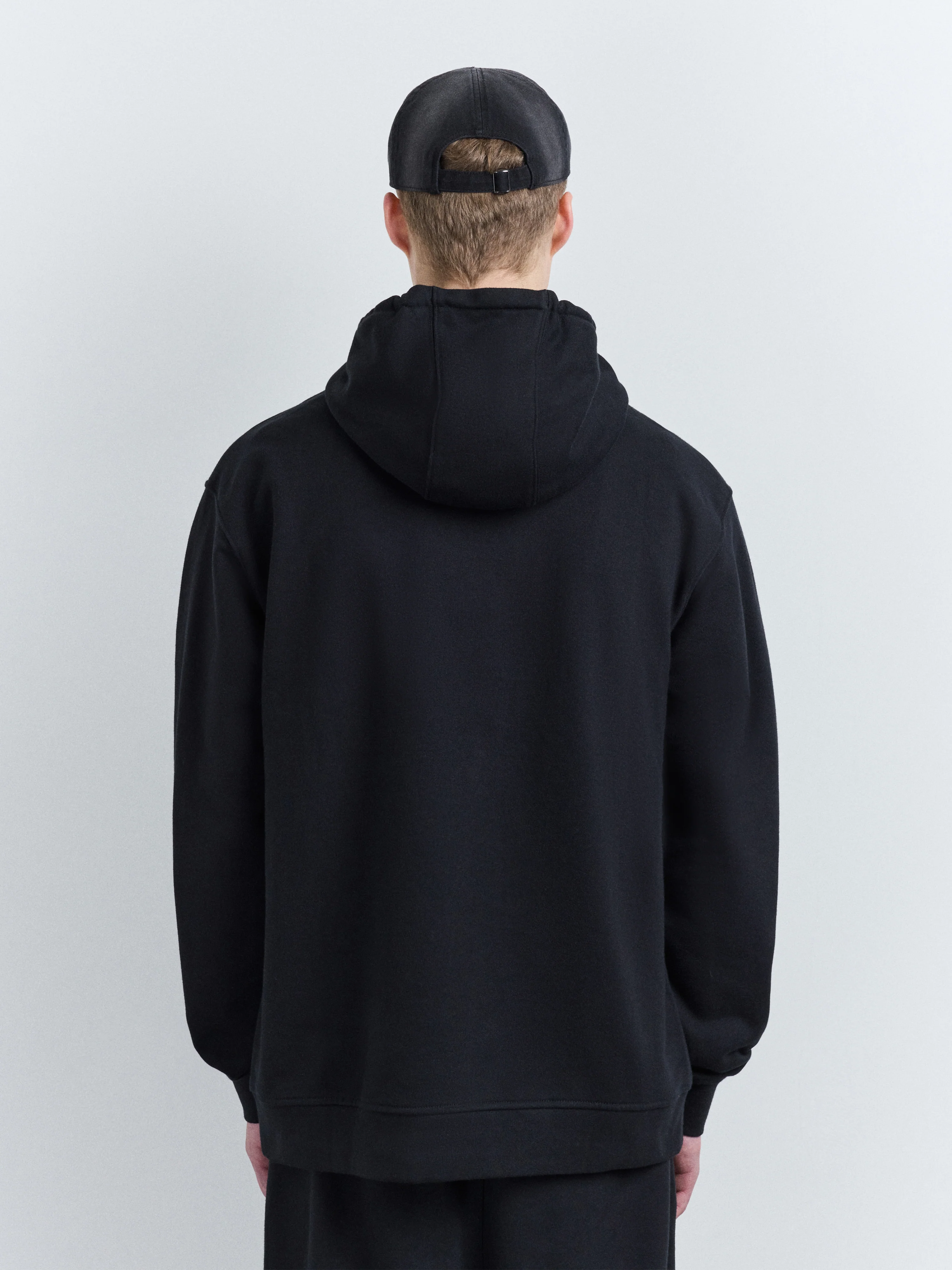 Carradale Logo Hoodie Black - Image 4