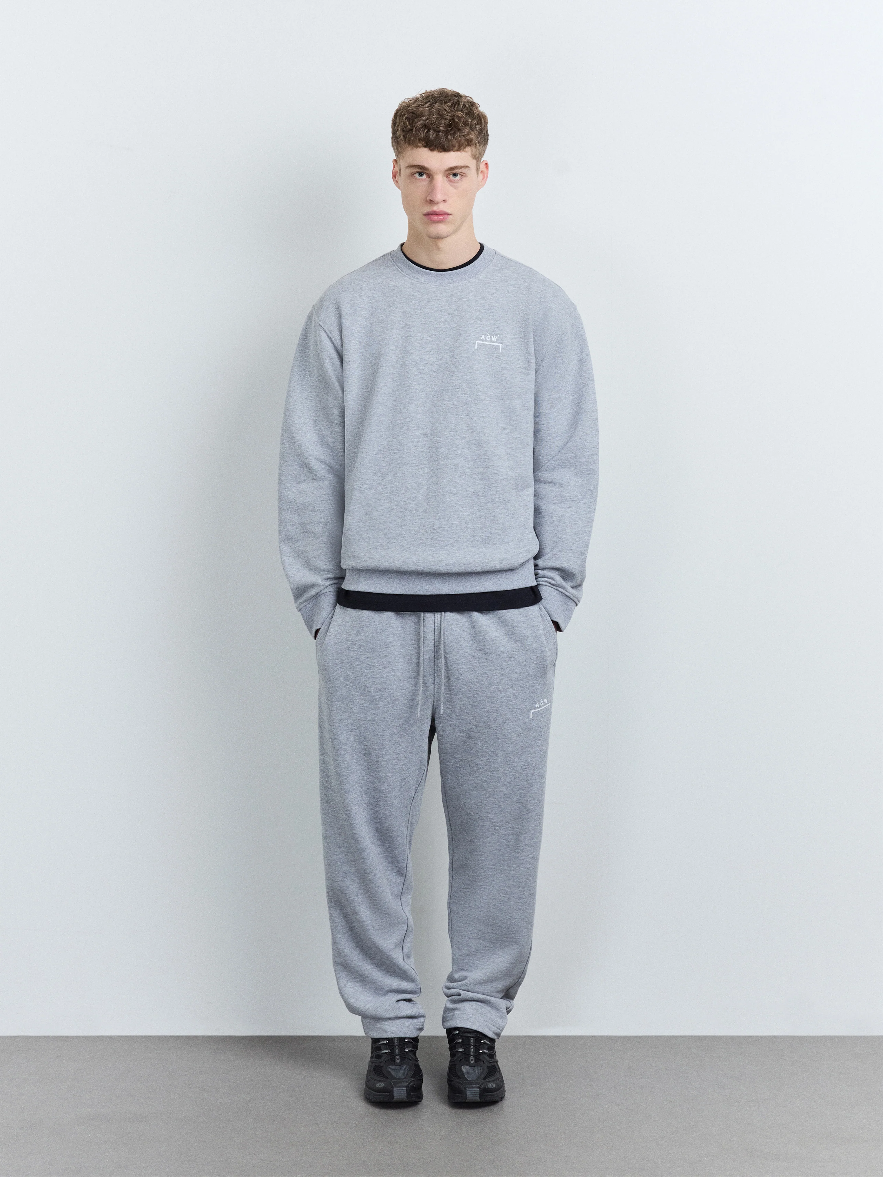 Woolmore Logo Jogger Grey Marl - Image 3