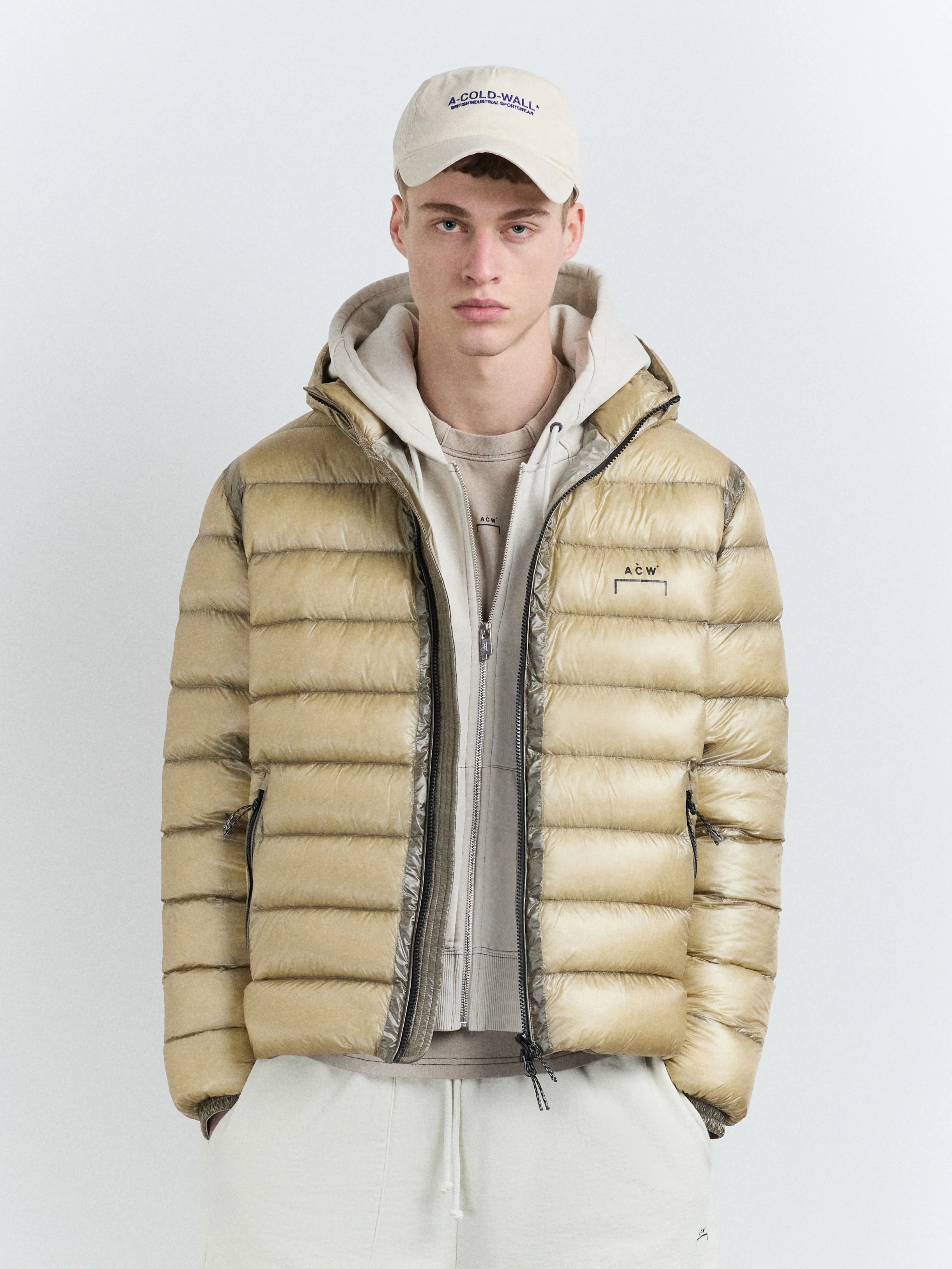 Docklands Light Down Jacket Bone - Image 8