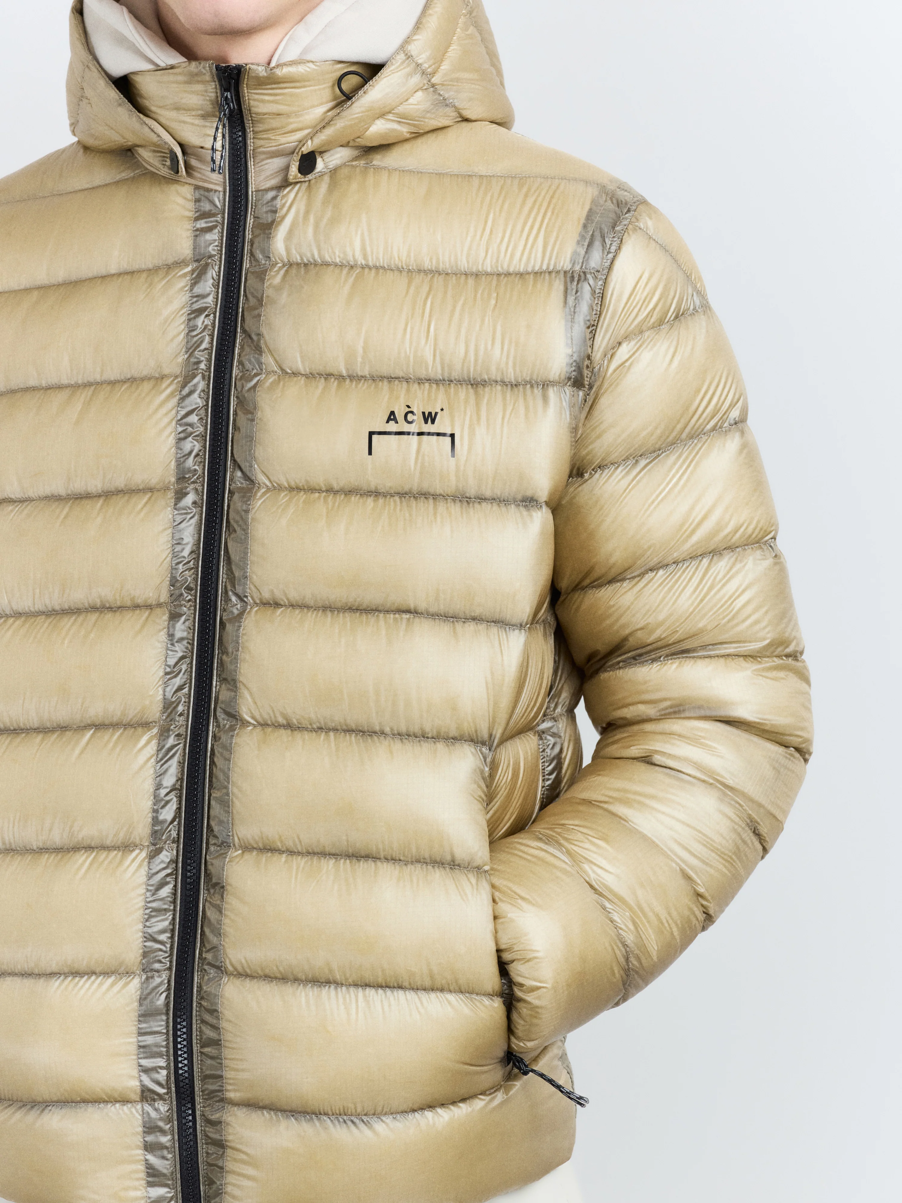Docklands Light Down Jacket Bone - Image 9