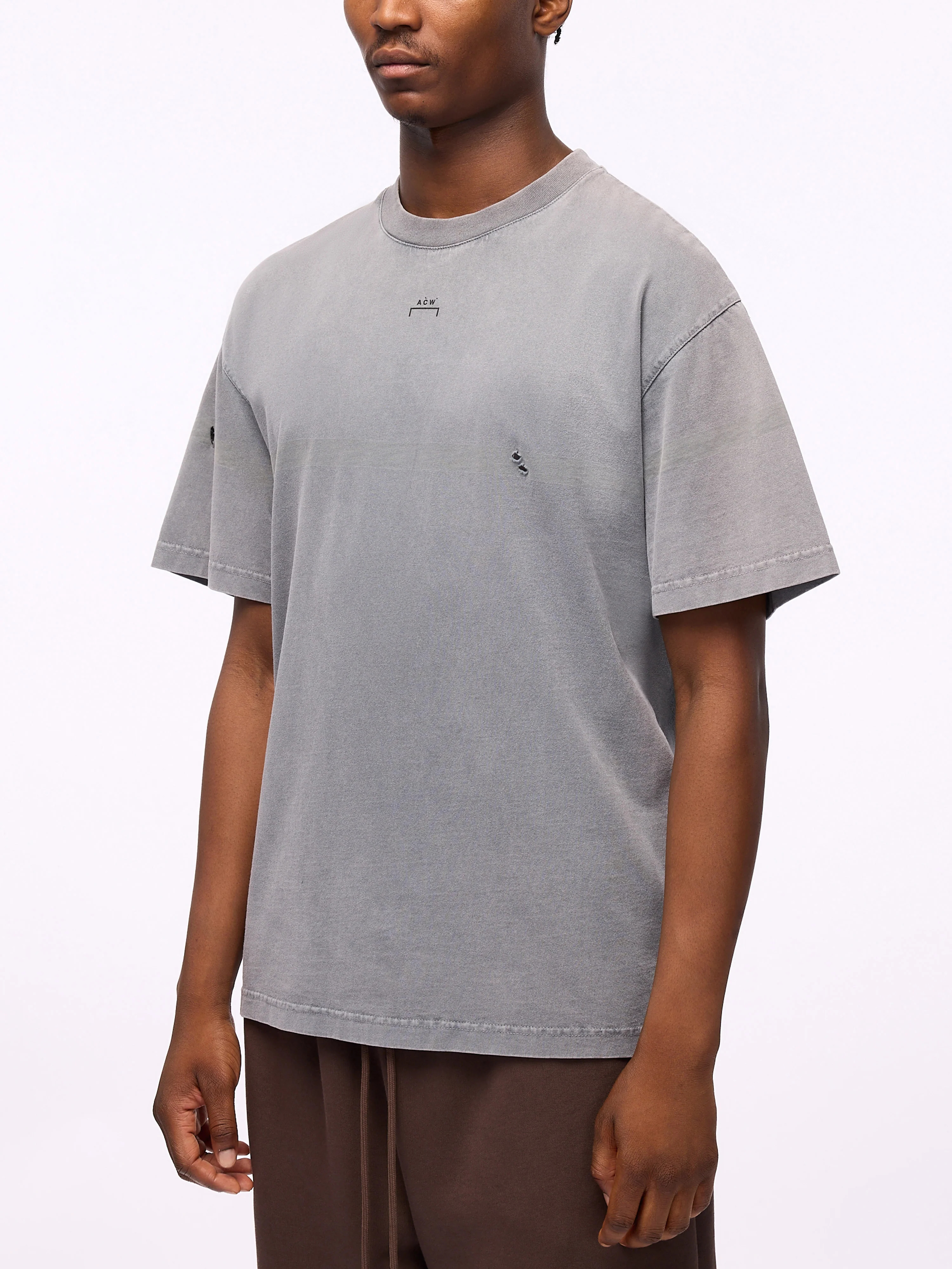 Laser Fade T-Shirt Slate - Image 5
