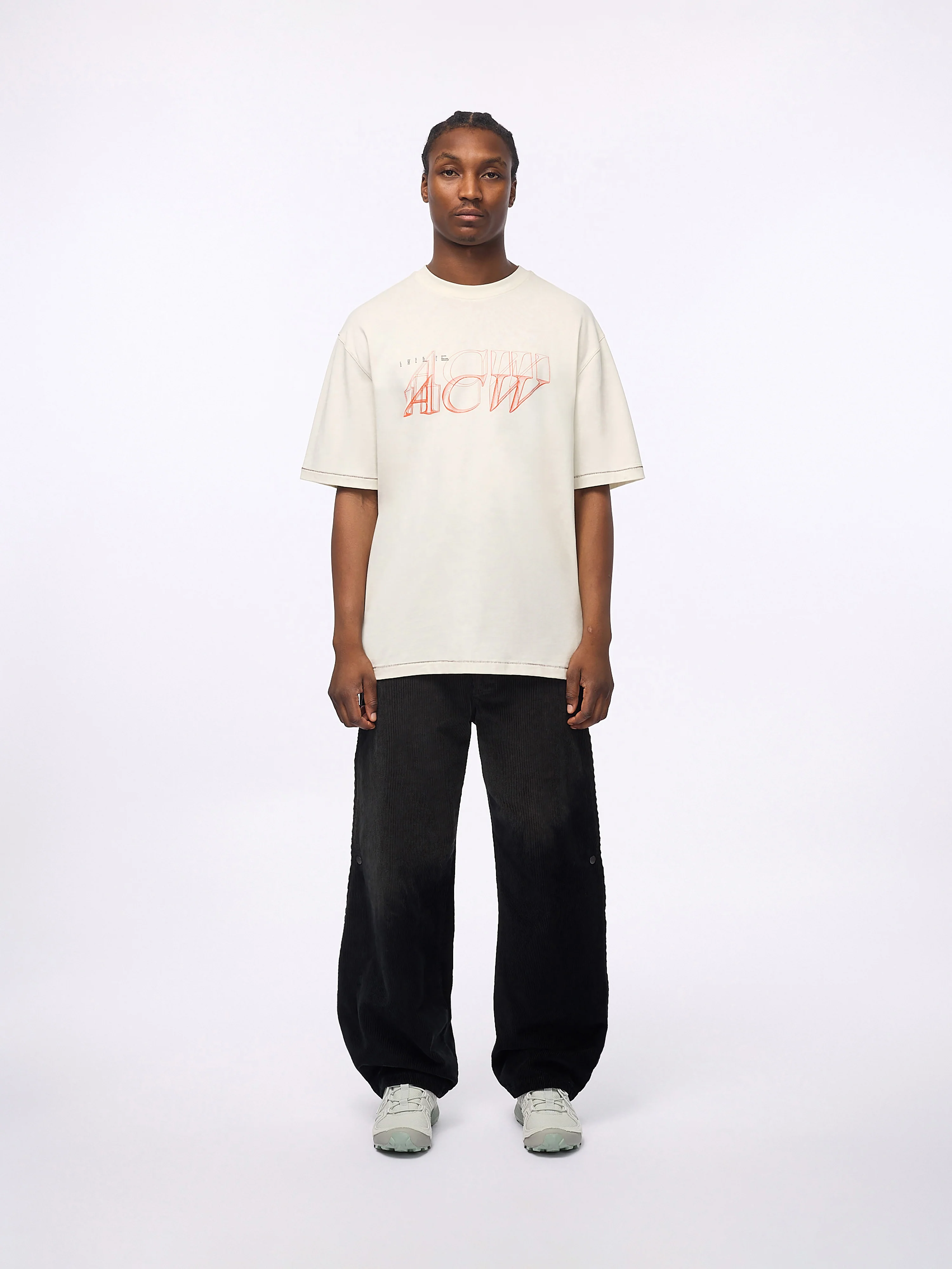 Serif T-Shirt Bone - Image 3