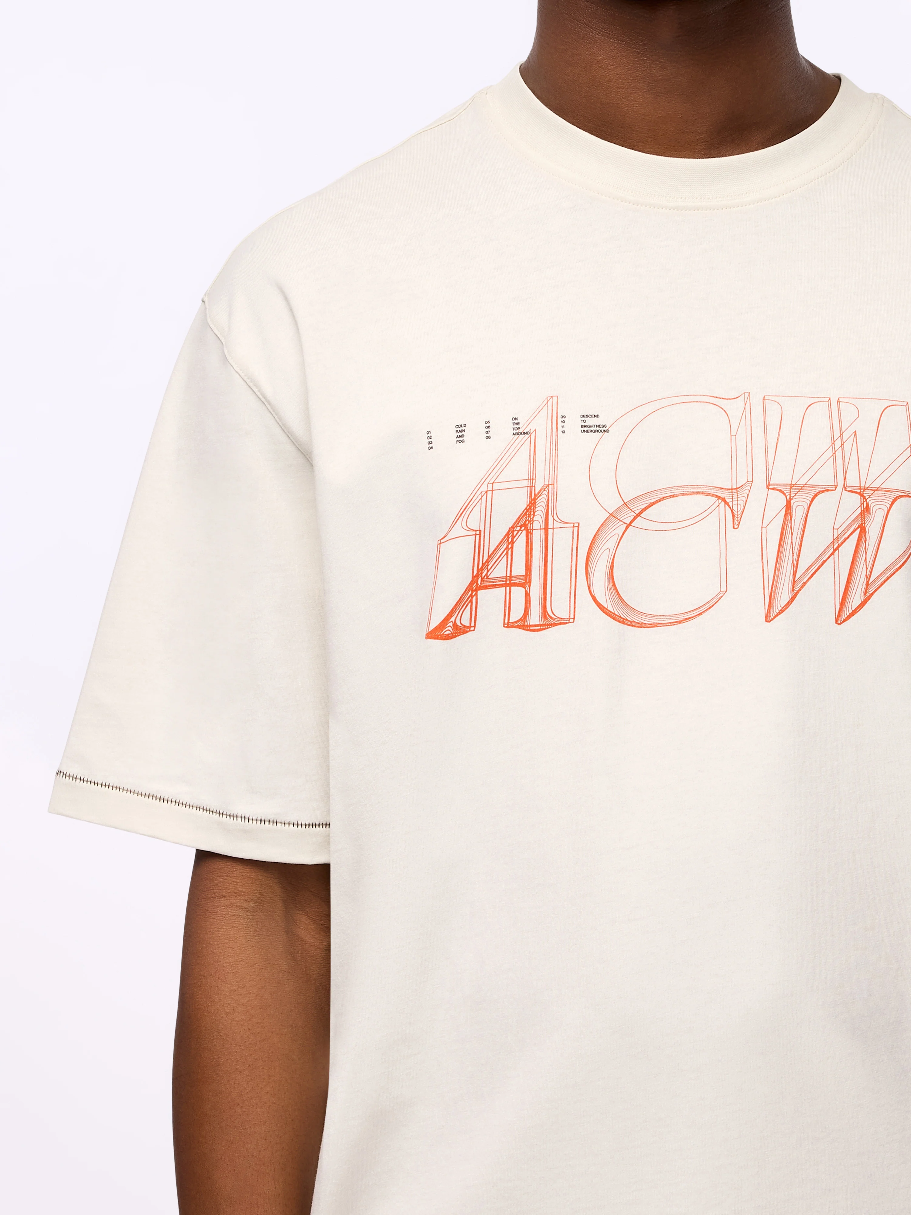 Serif T-Shirt Bone - Image 5