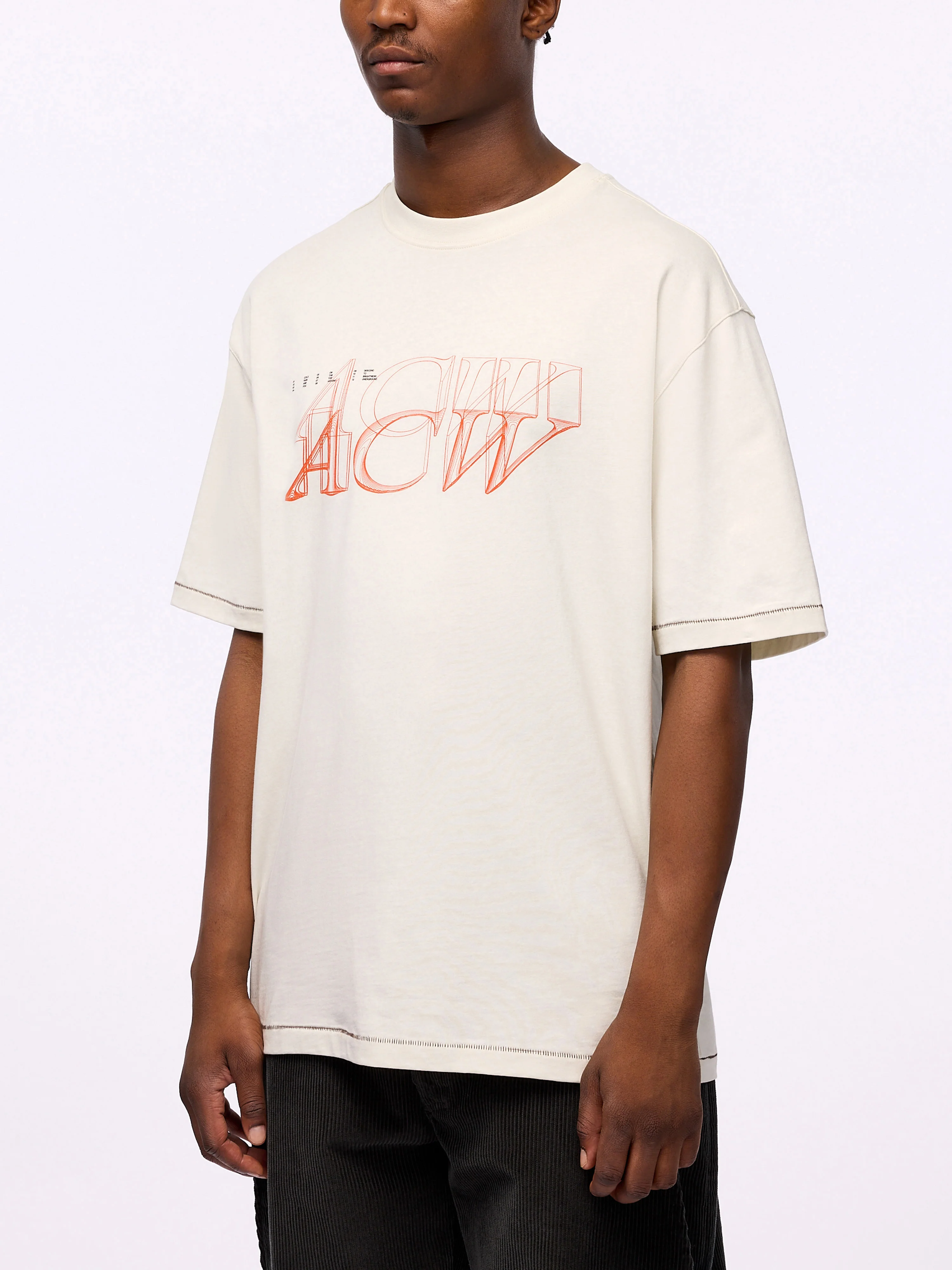 Serif T-Shirt Bone - Image 6