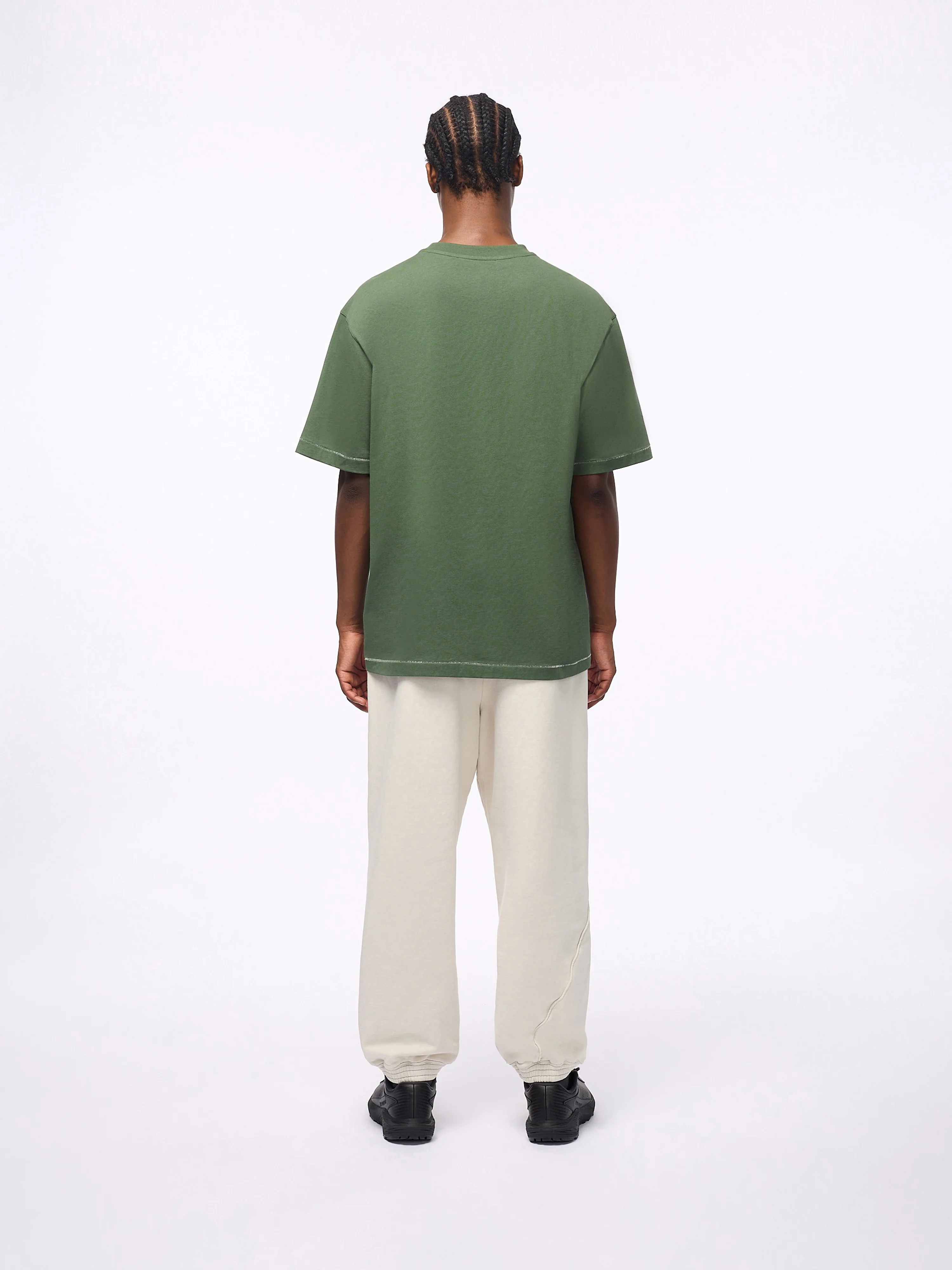 Serif T-Shirt Moss - Image 4