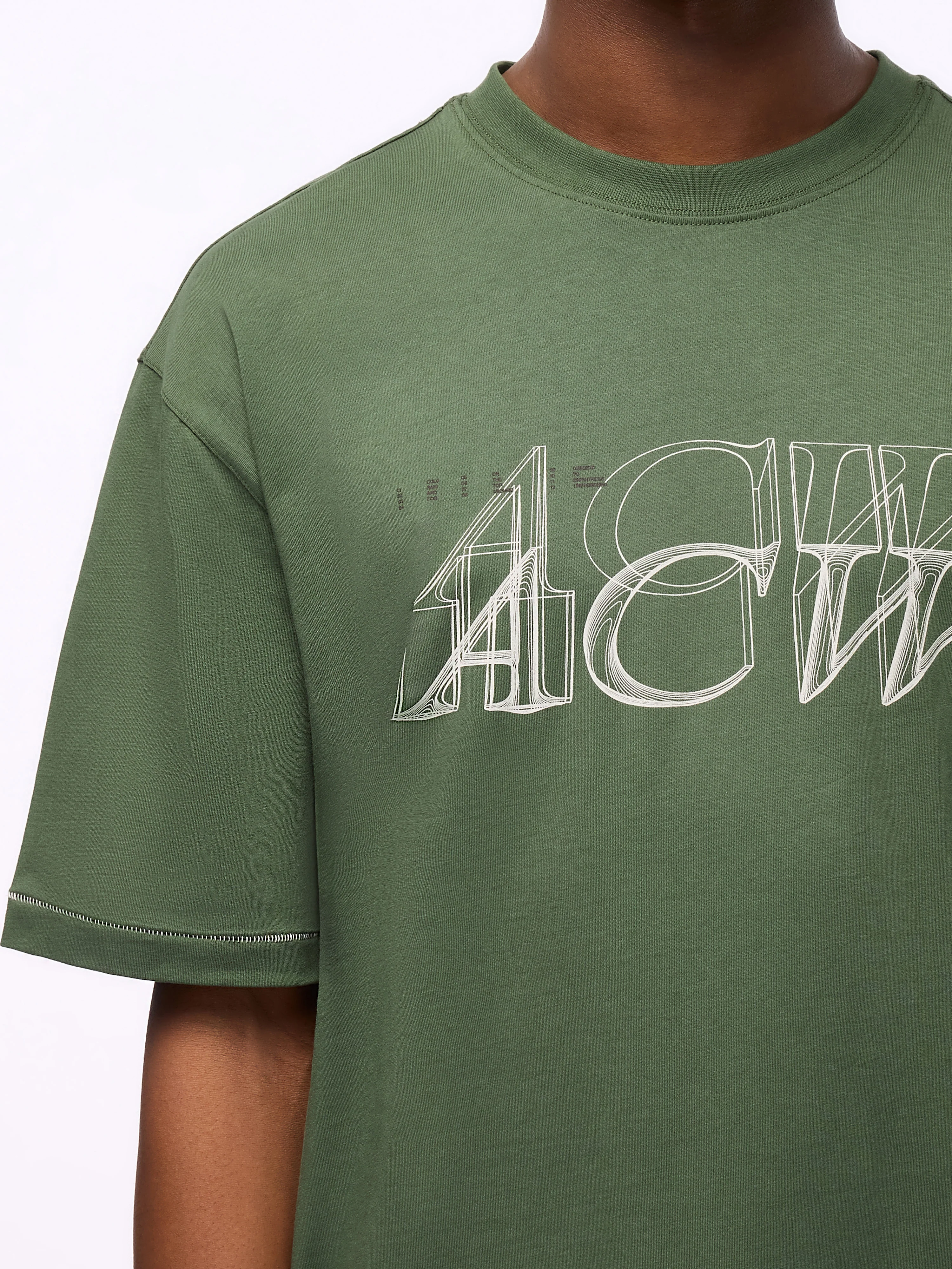 Serif T-Shirt Moss - Image 6