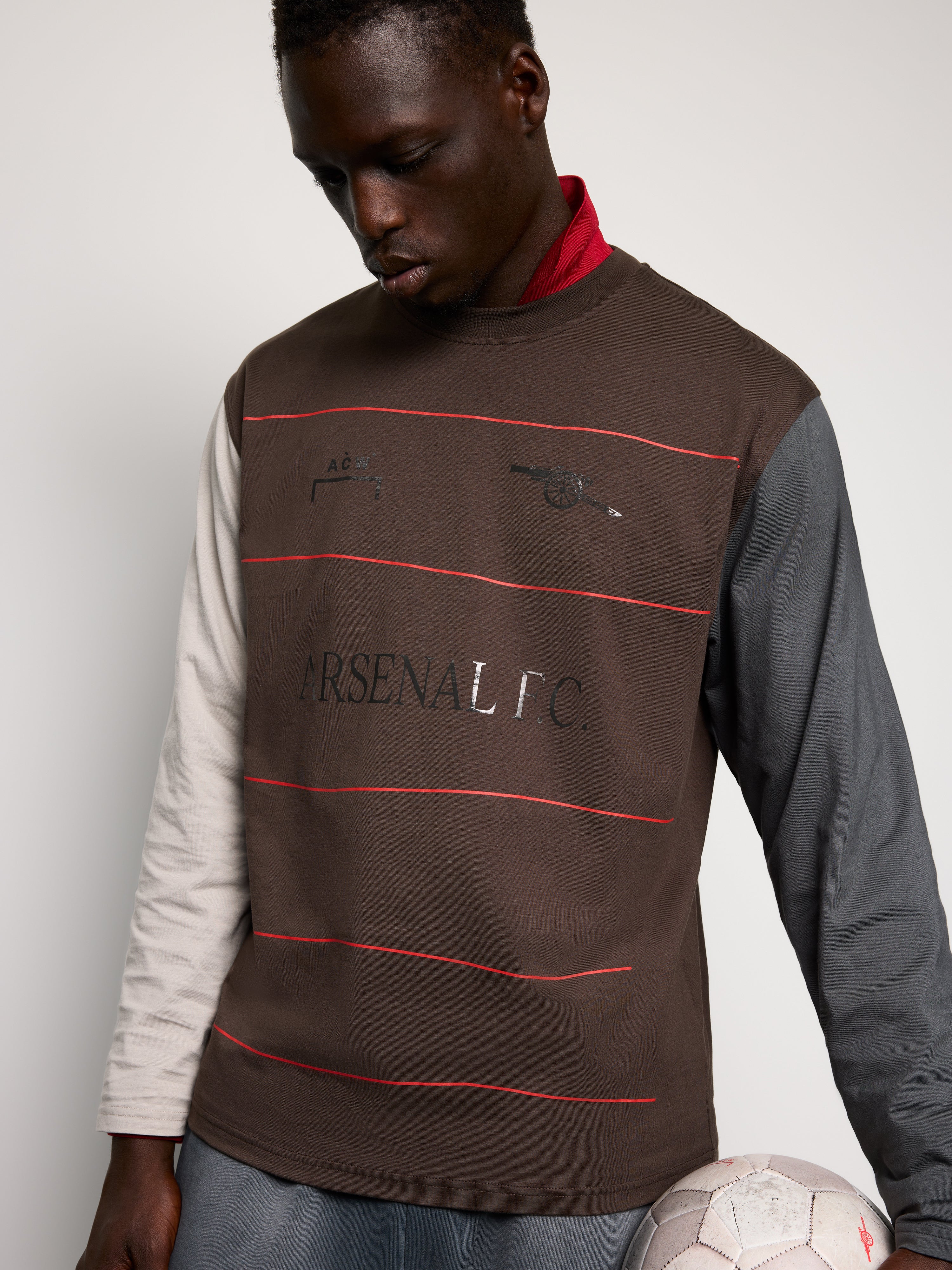 ACW* Arsenal F.C. Gillespie LS T-Shirt Rust - Image 4