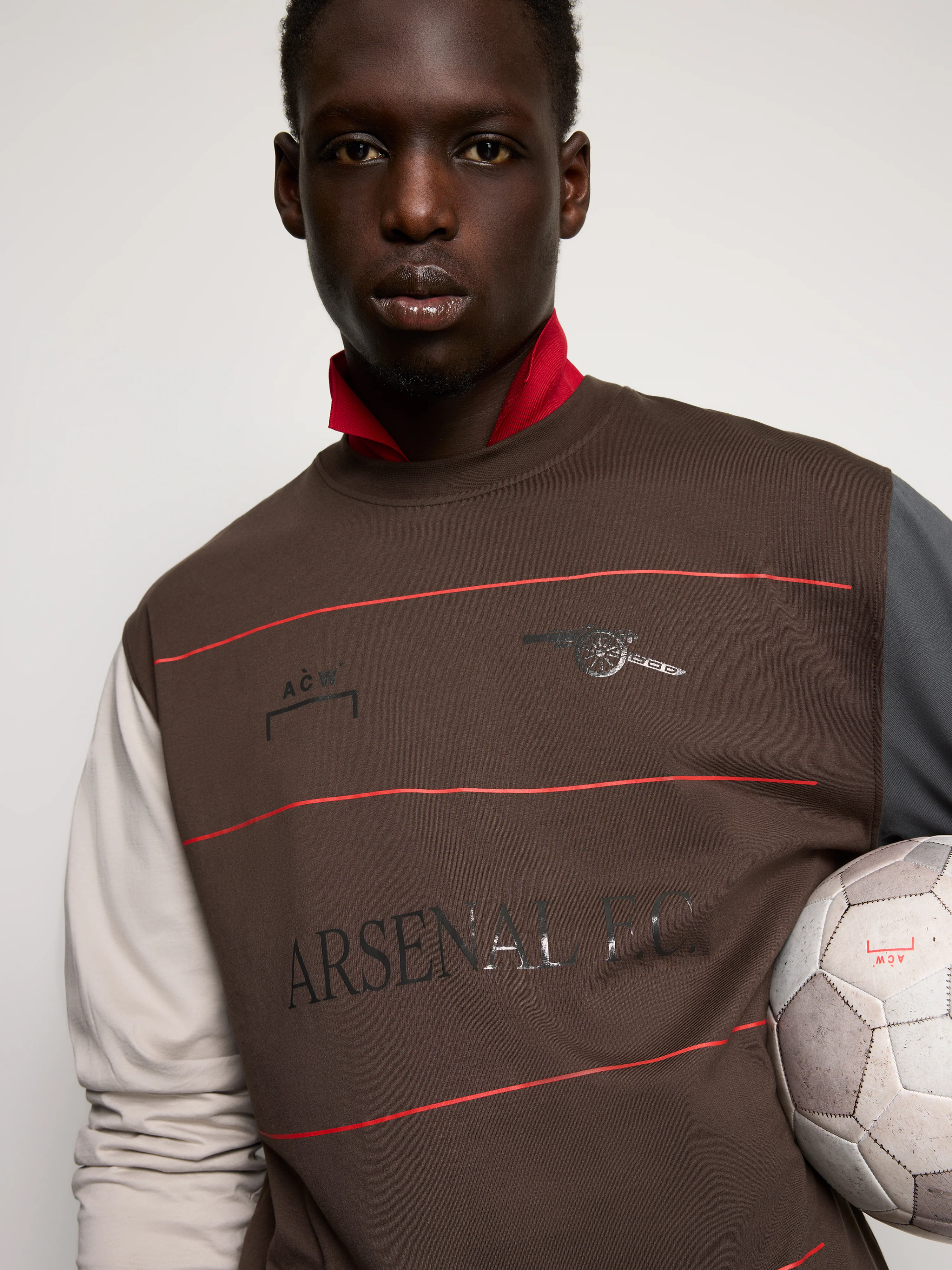 ACW* Arsenal F.C. Gillespie LS T-Shirt Rust - Image 6