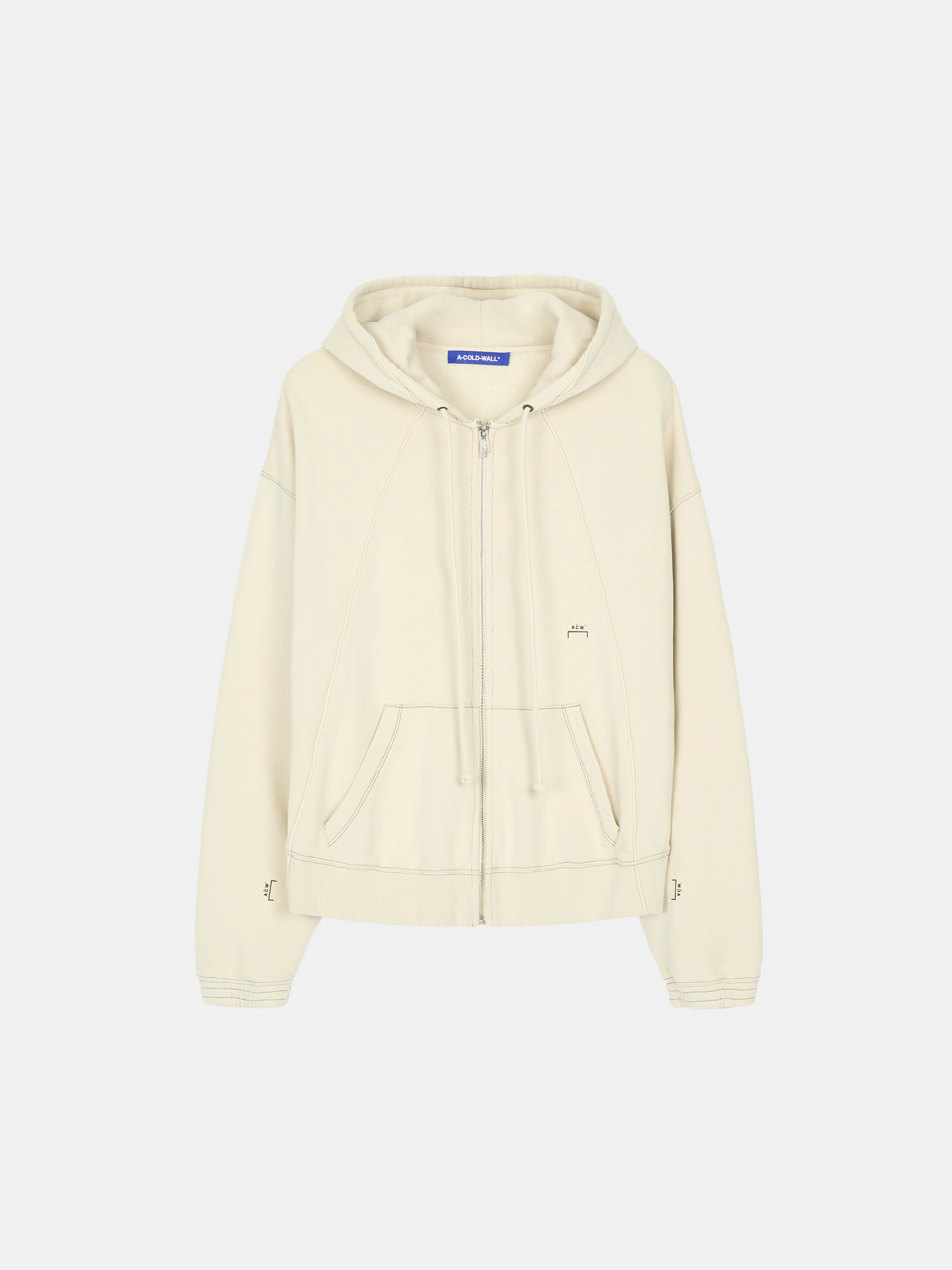 Millbank Zip Hoodie Bone