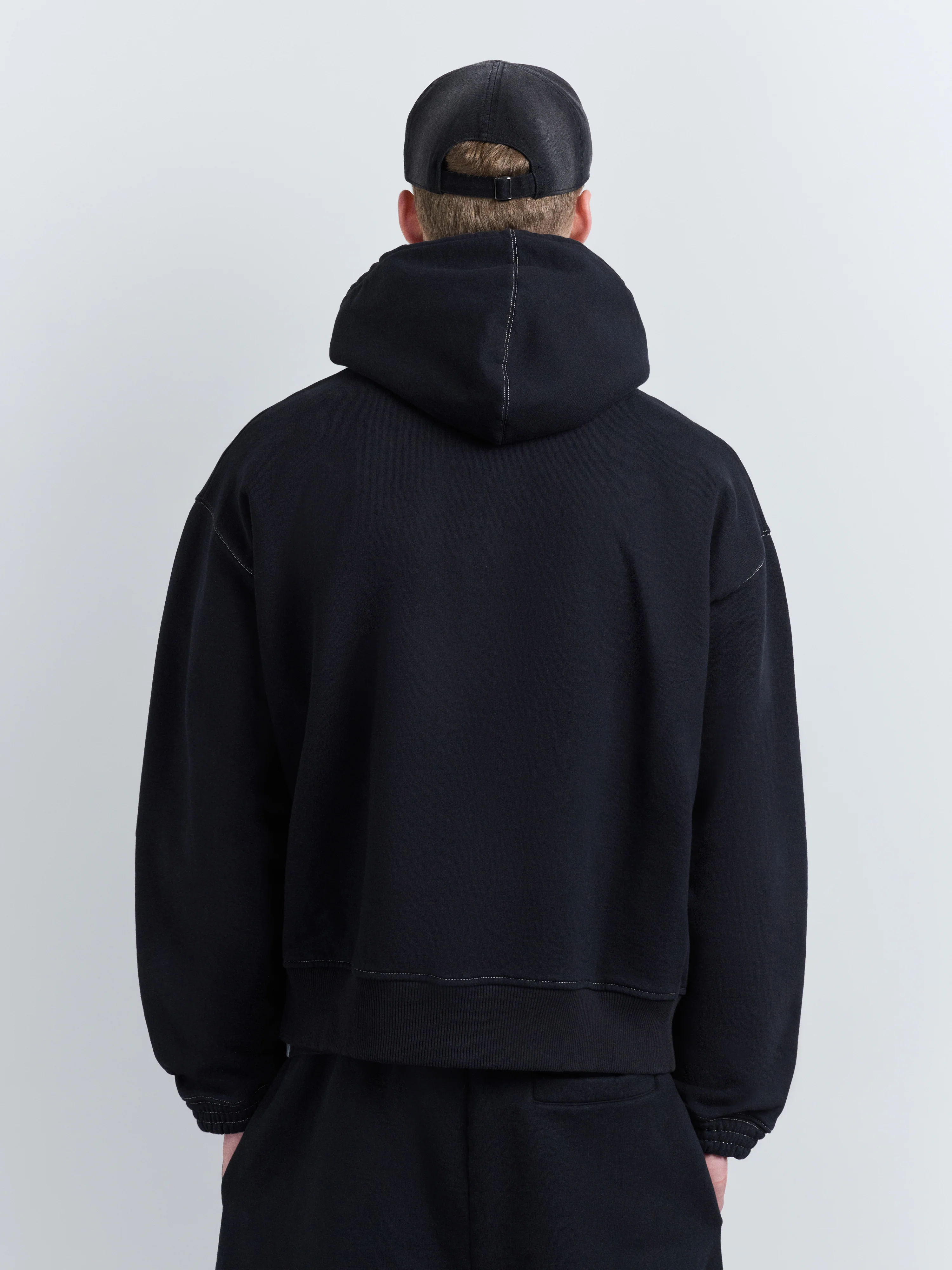 Millbank Zip Hoodie Onyx - Image 5