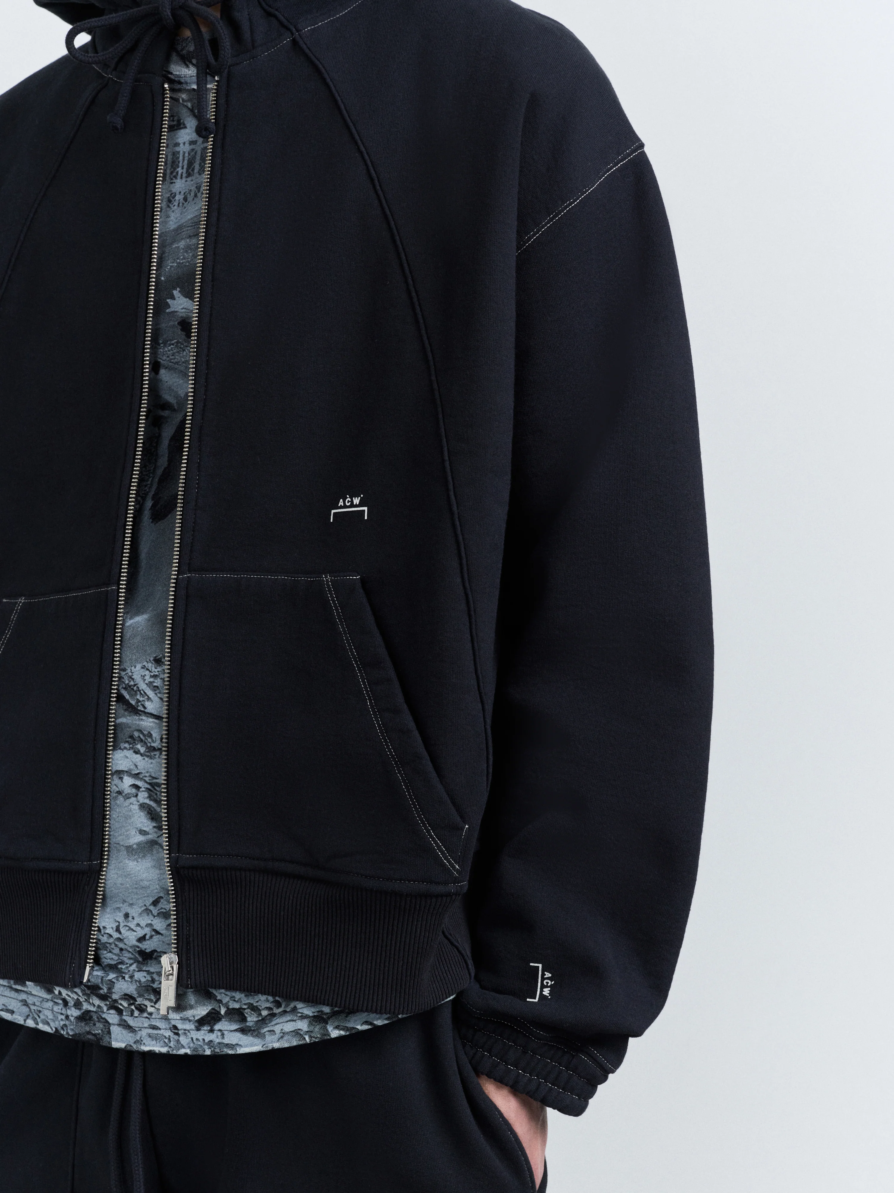 Millbank Zip Hoodie Onyx - Image 6