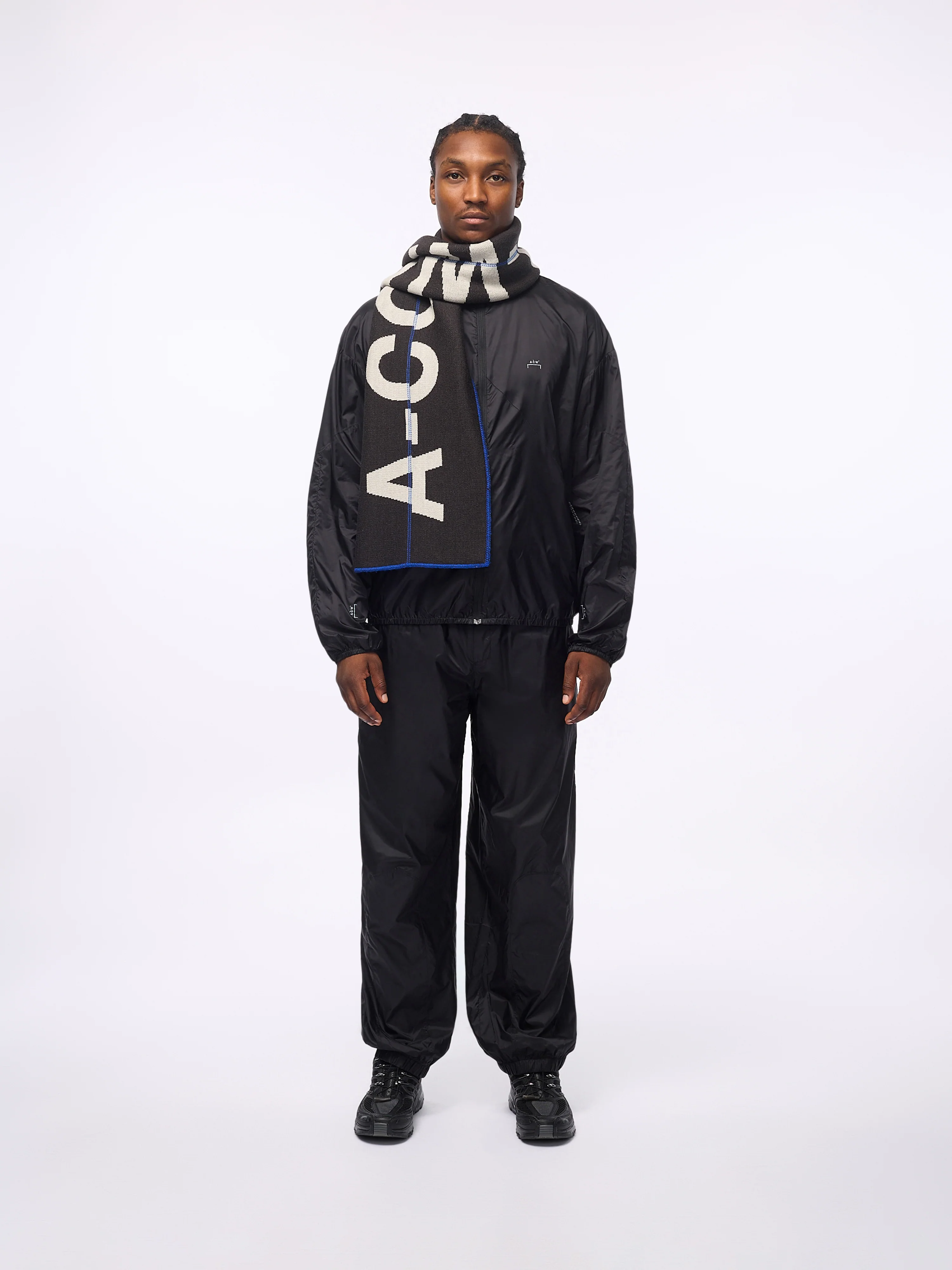 Typographic Scarf Slate - Image 3