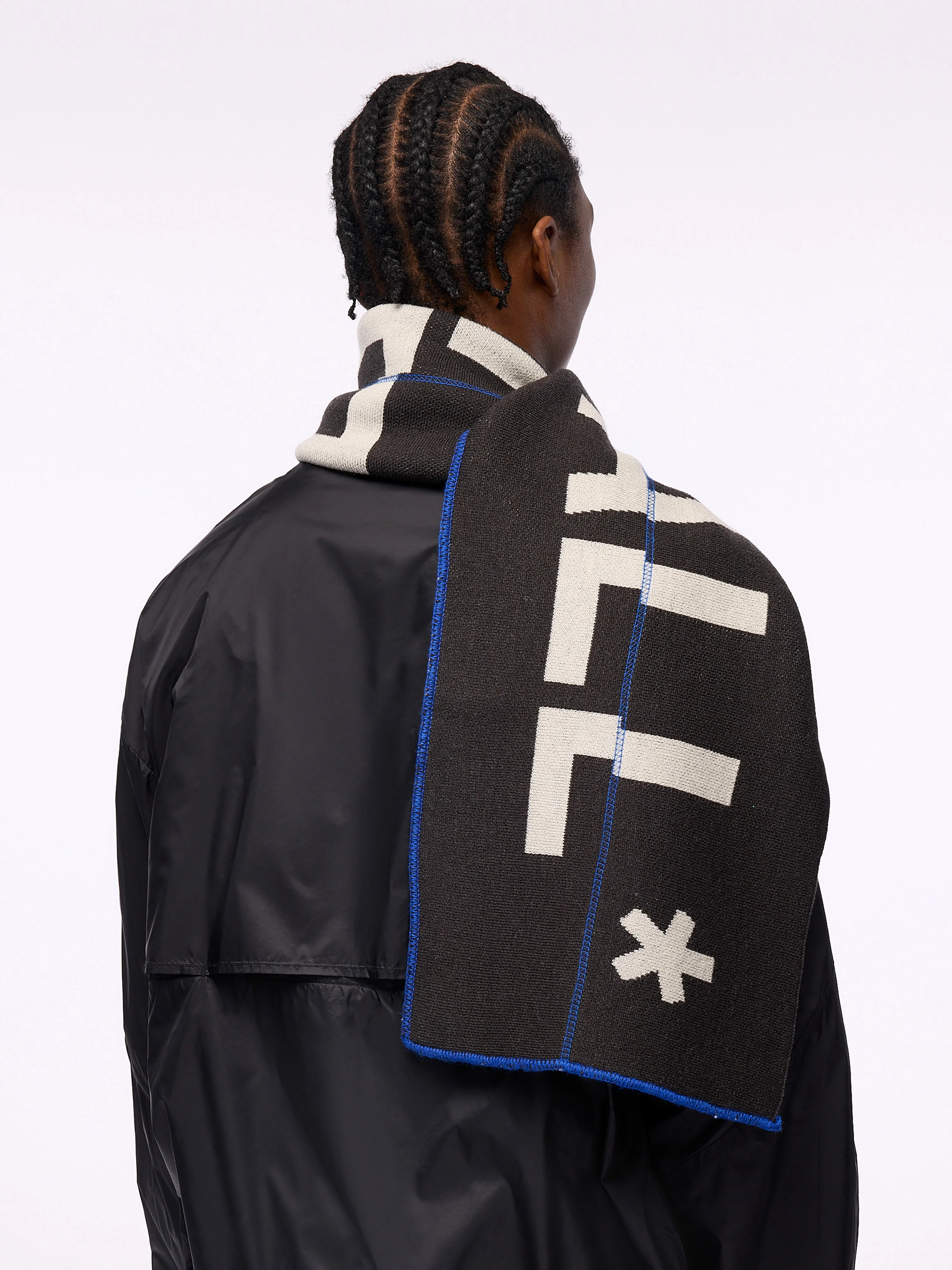 Typographic Scarf Slate - Image 5