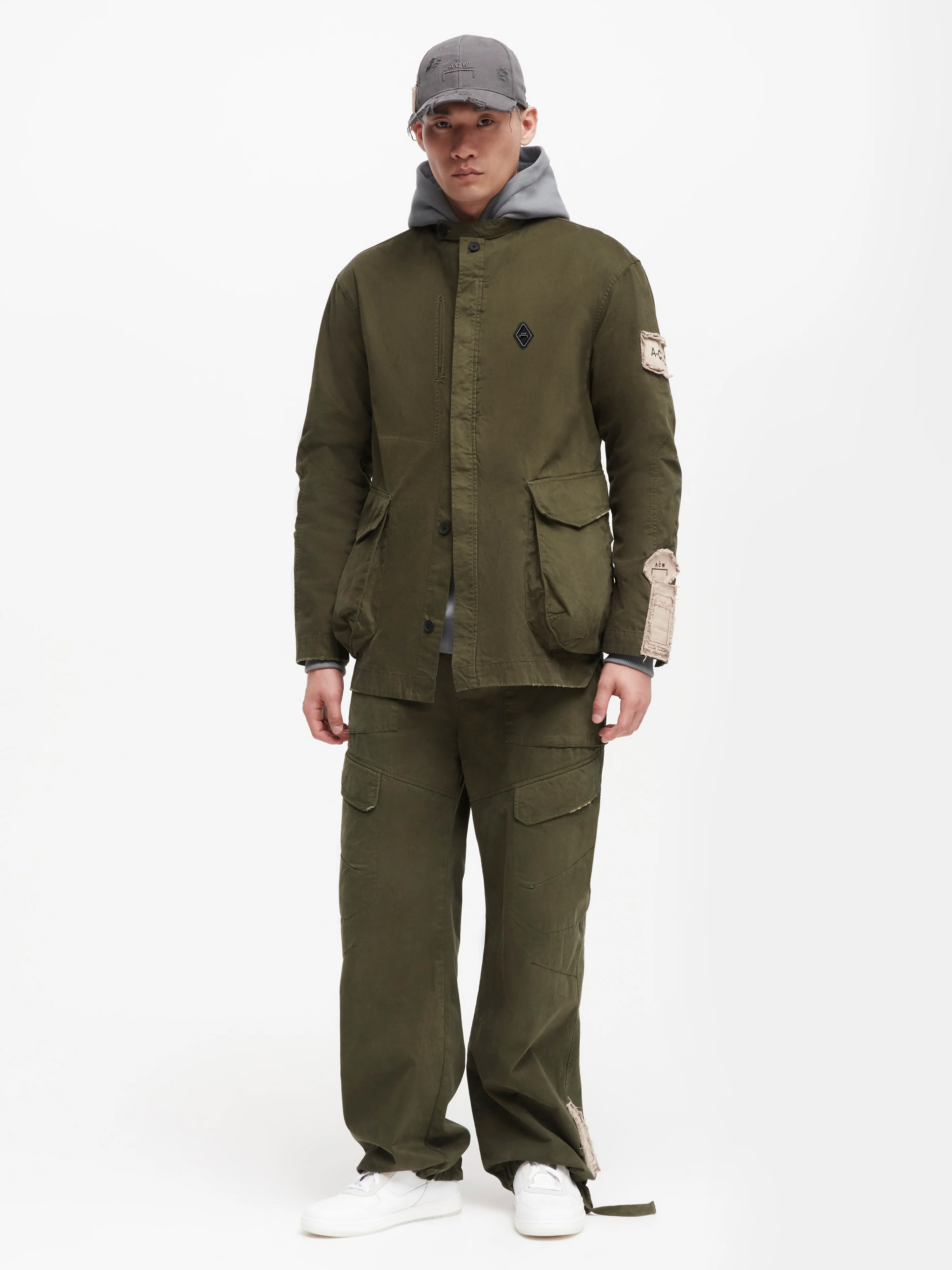 Ando Work Shirt Dark Olive - Image 3