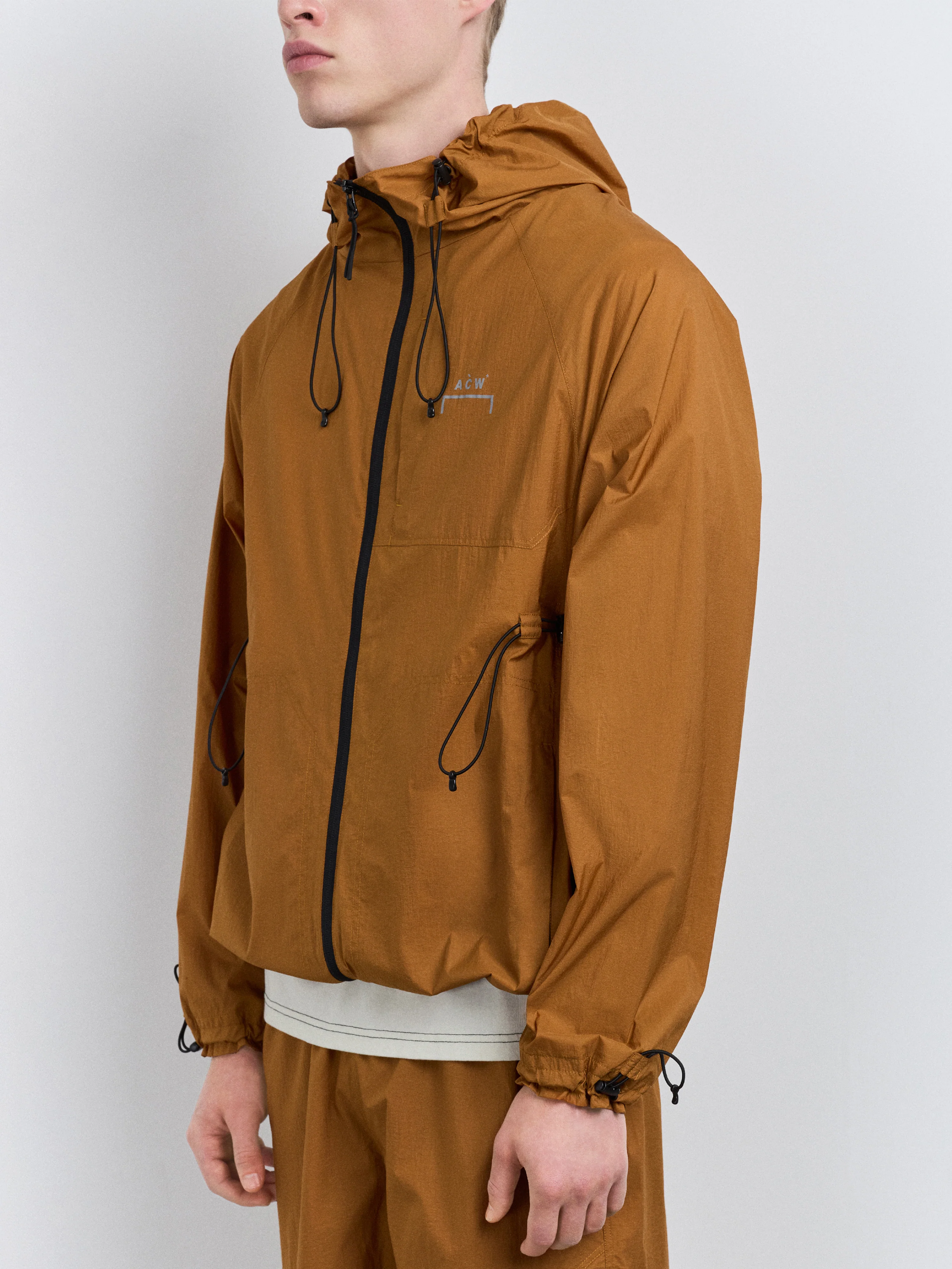 Balfron Hooded Jacket Rust - Image 6