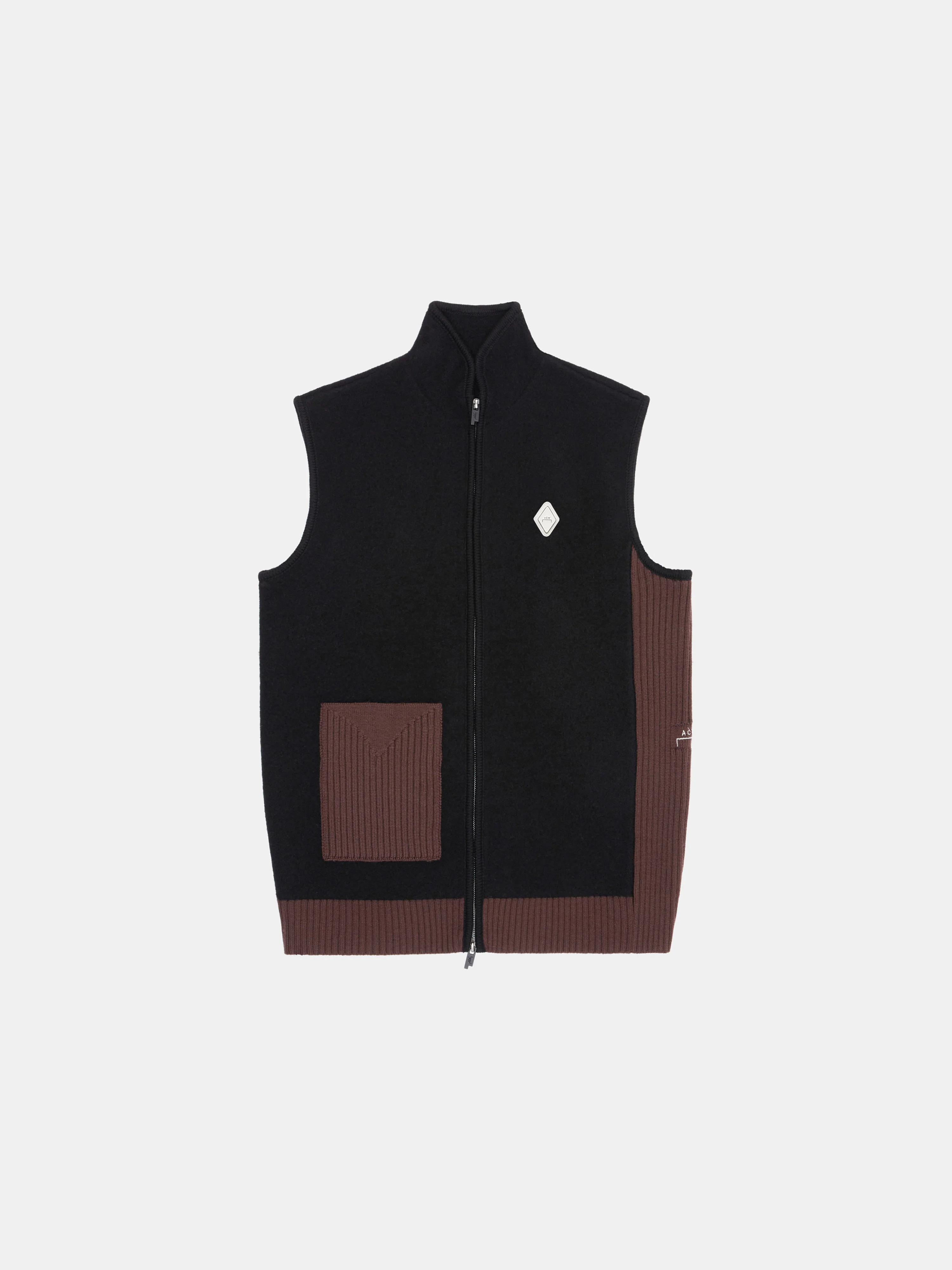 Contrast Knit Gilet