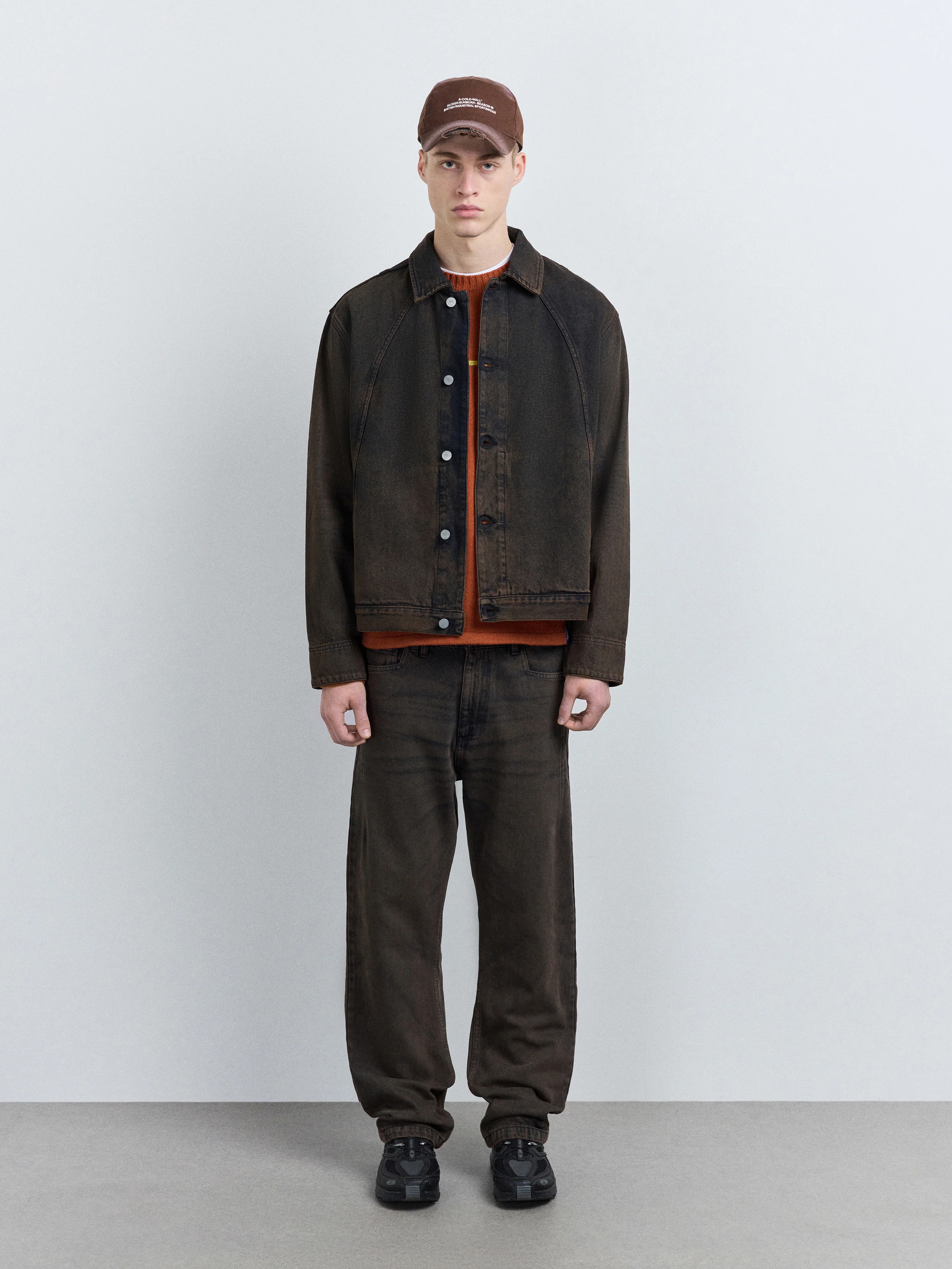 Cromer Trucker Dyed Jacket Onyx - Image 3