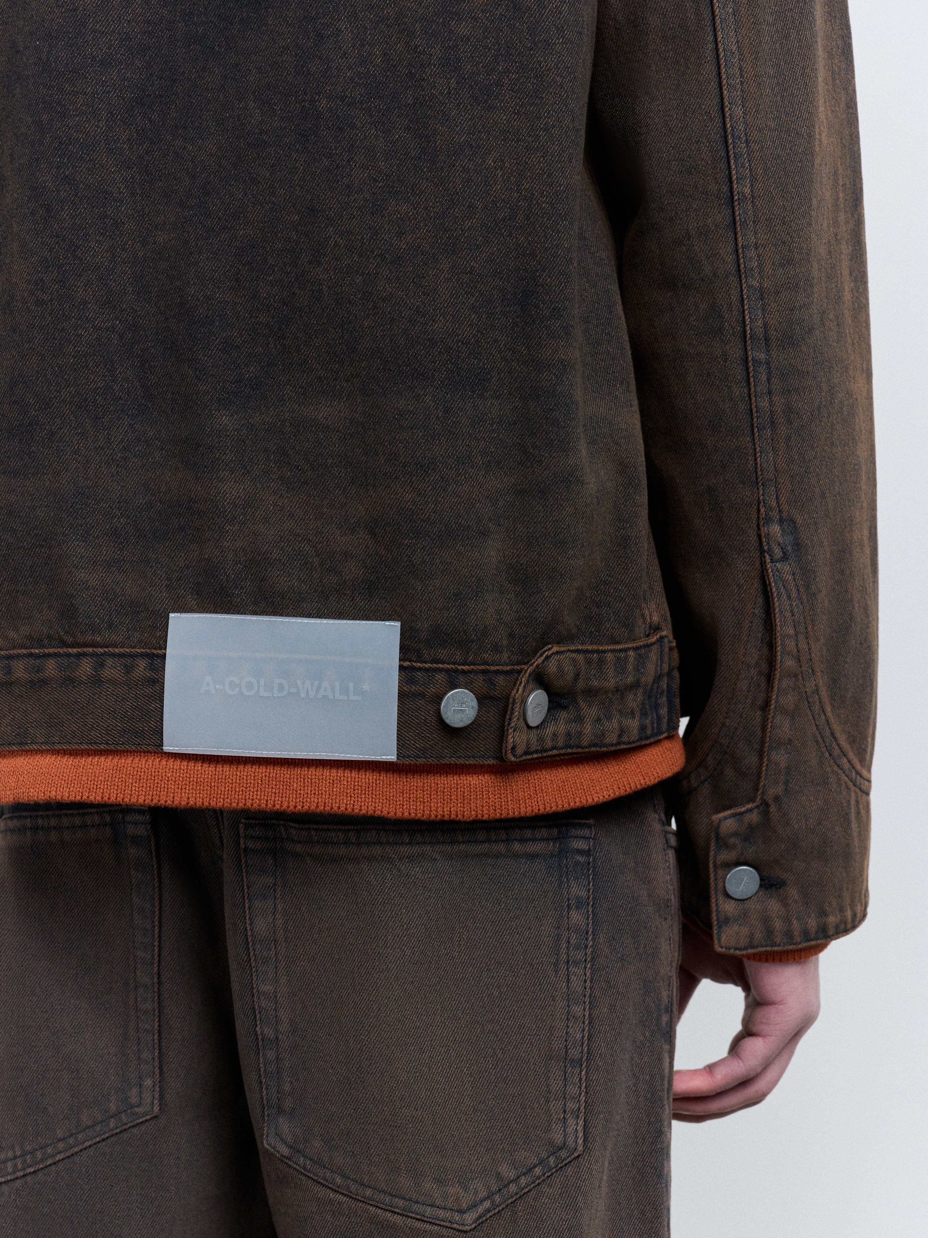 Cromer Trucker Dyed Jacket Onyx - Image 8