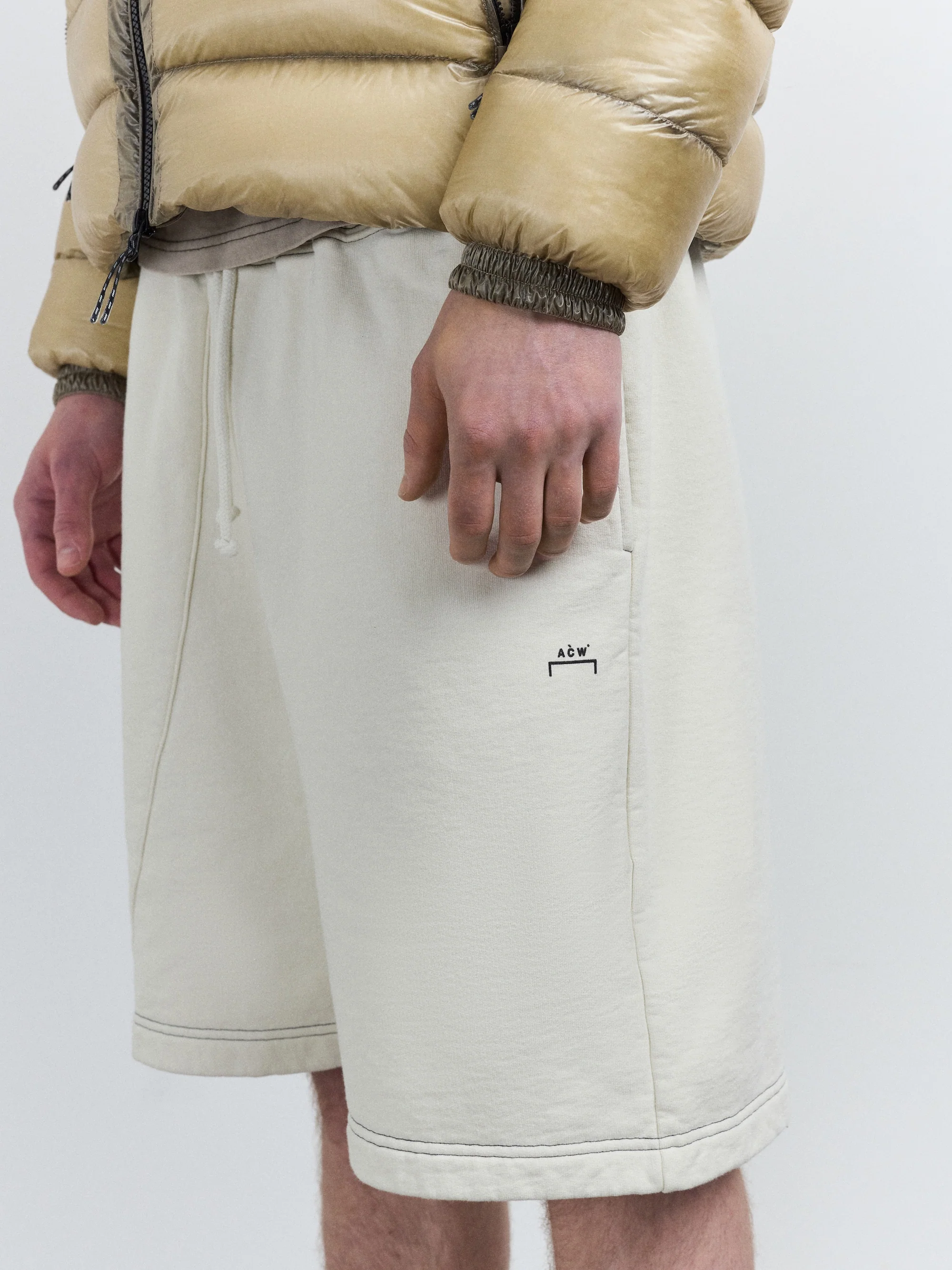 Millbank Sweat Shorts Bone - Image 5