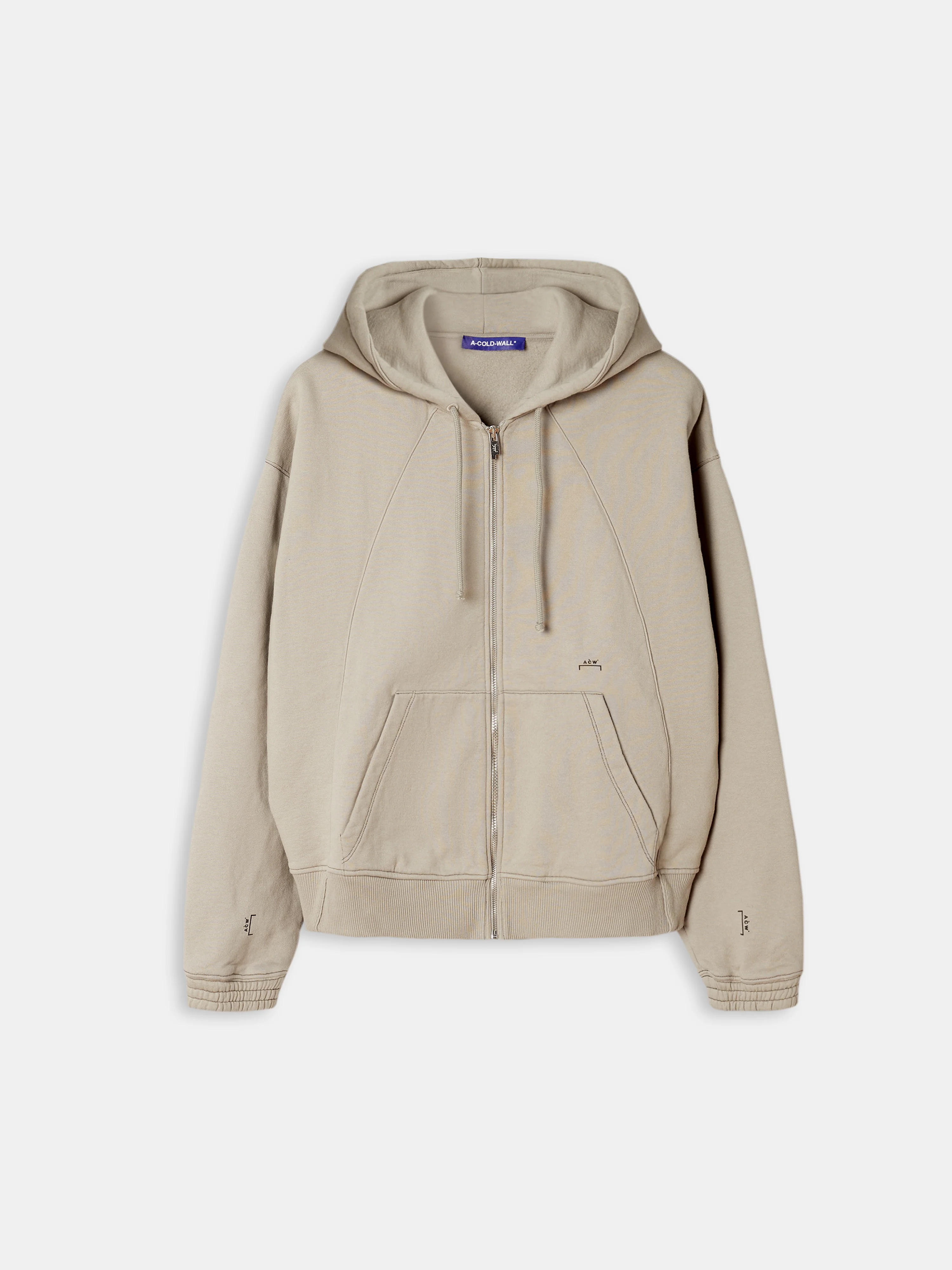 Millbank Zip Hoodie Taupe