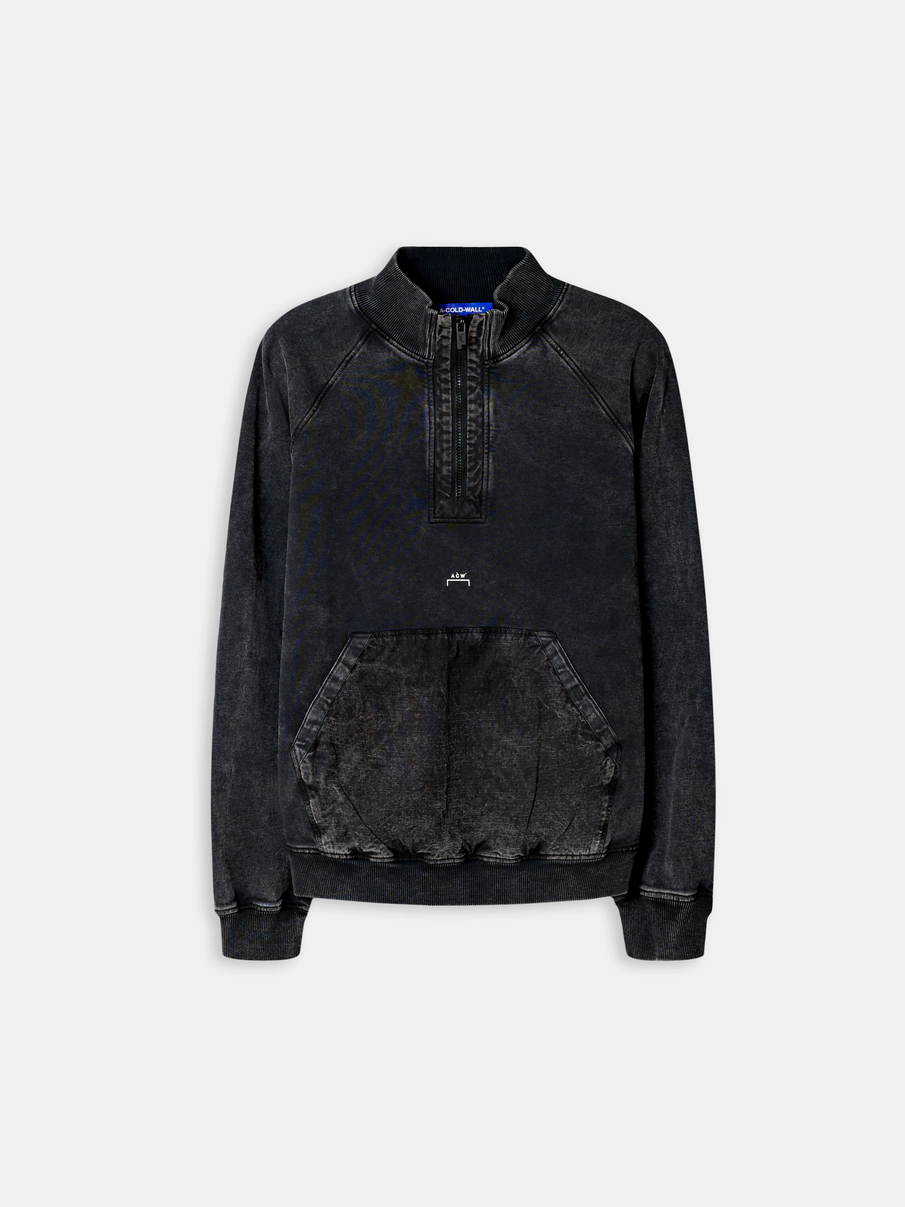 Padstow 1/4 Zip Sweatshirt Onyx