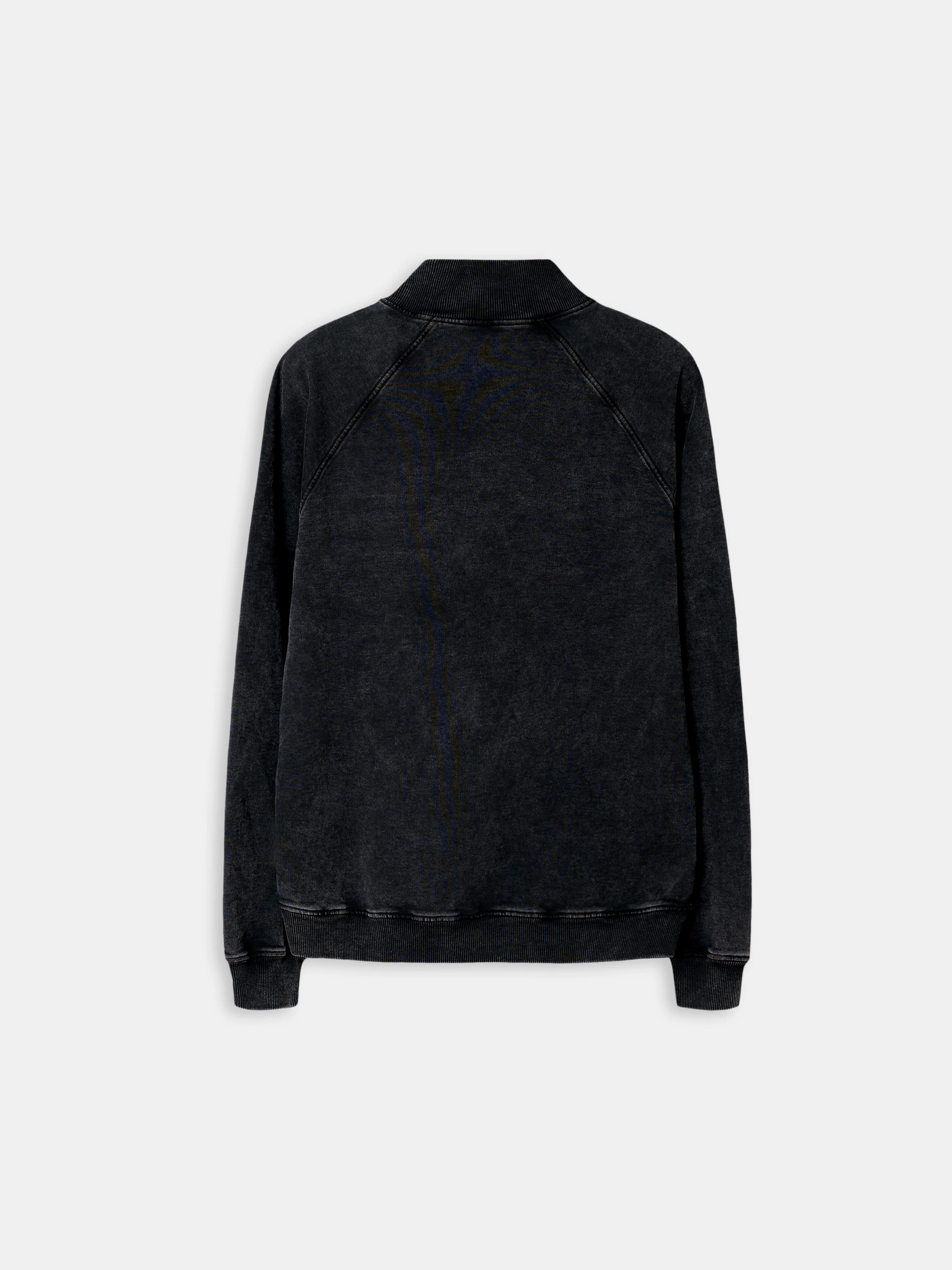 Padstow 1/4 Zip Sweatshirt Onyx - Image 2