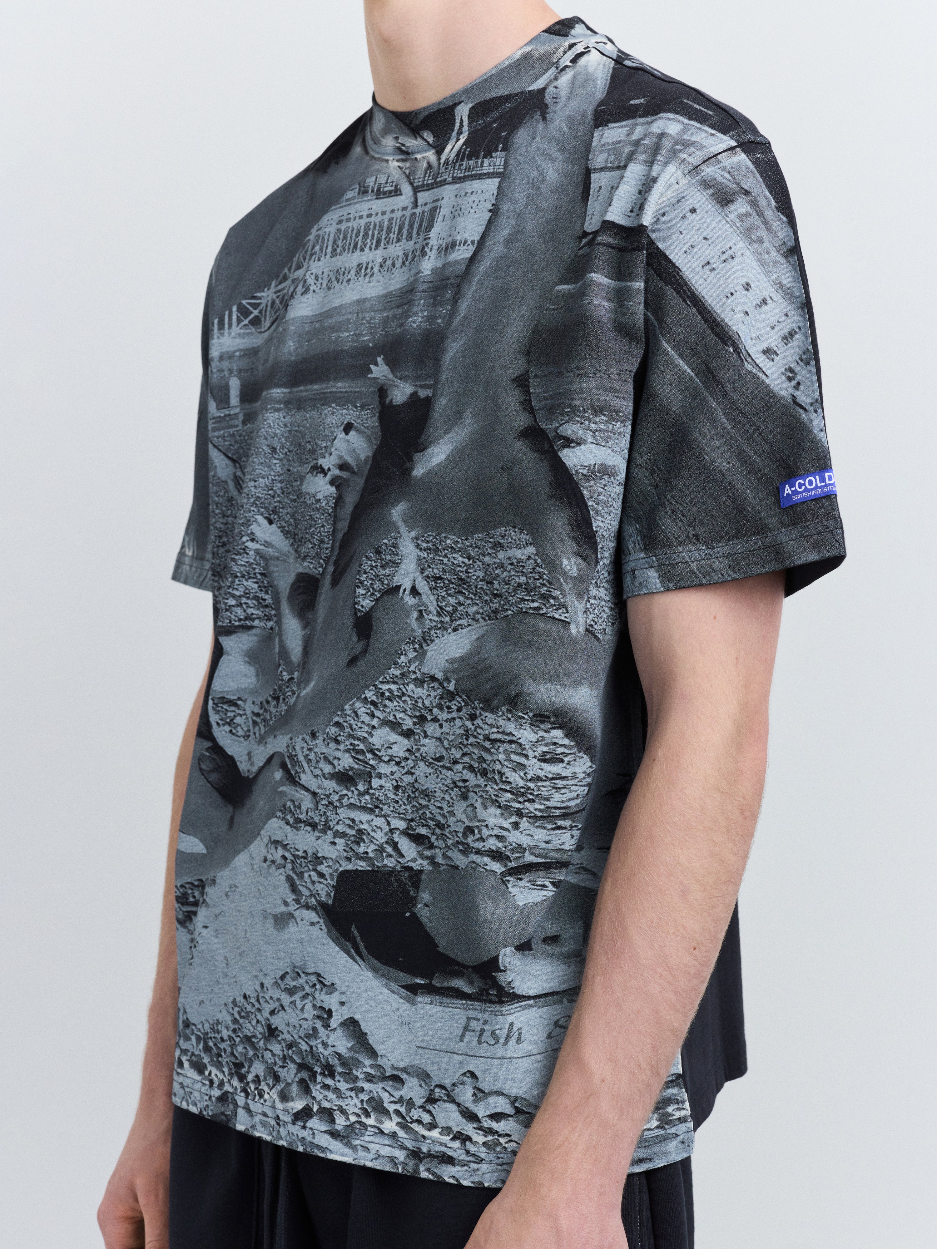 Seagull Beach T-Shirt Onyx - Image 6