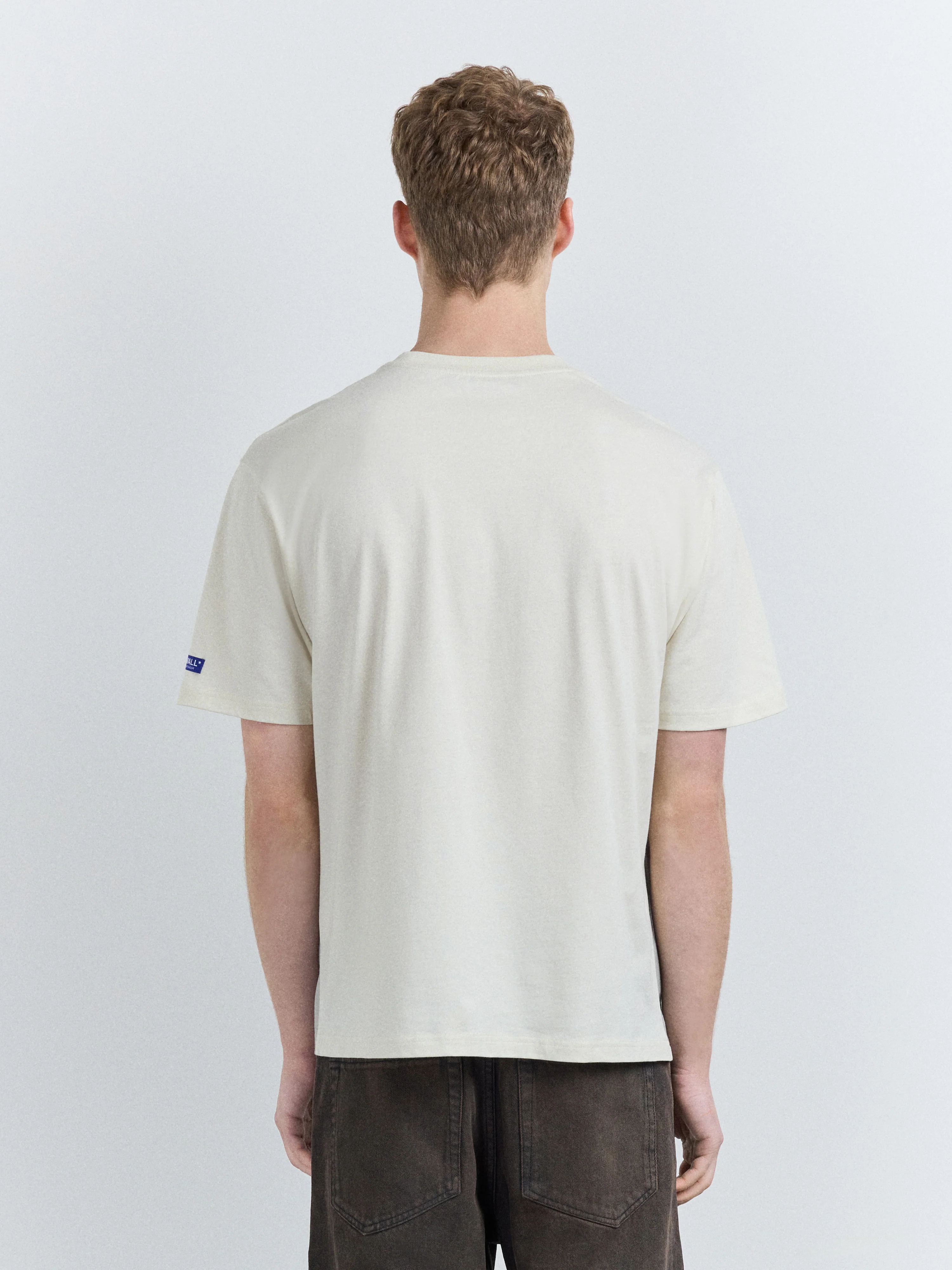 Split Logo T-Shirt Shale - Image 5