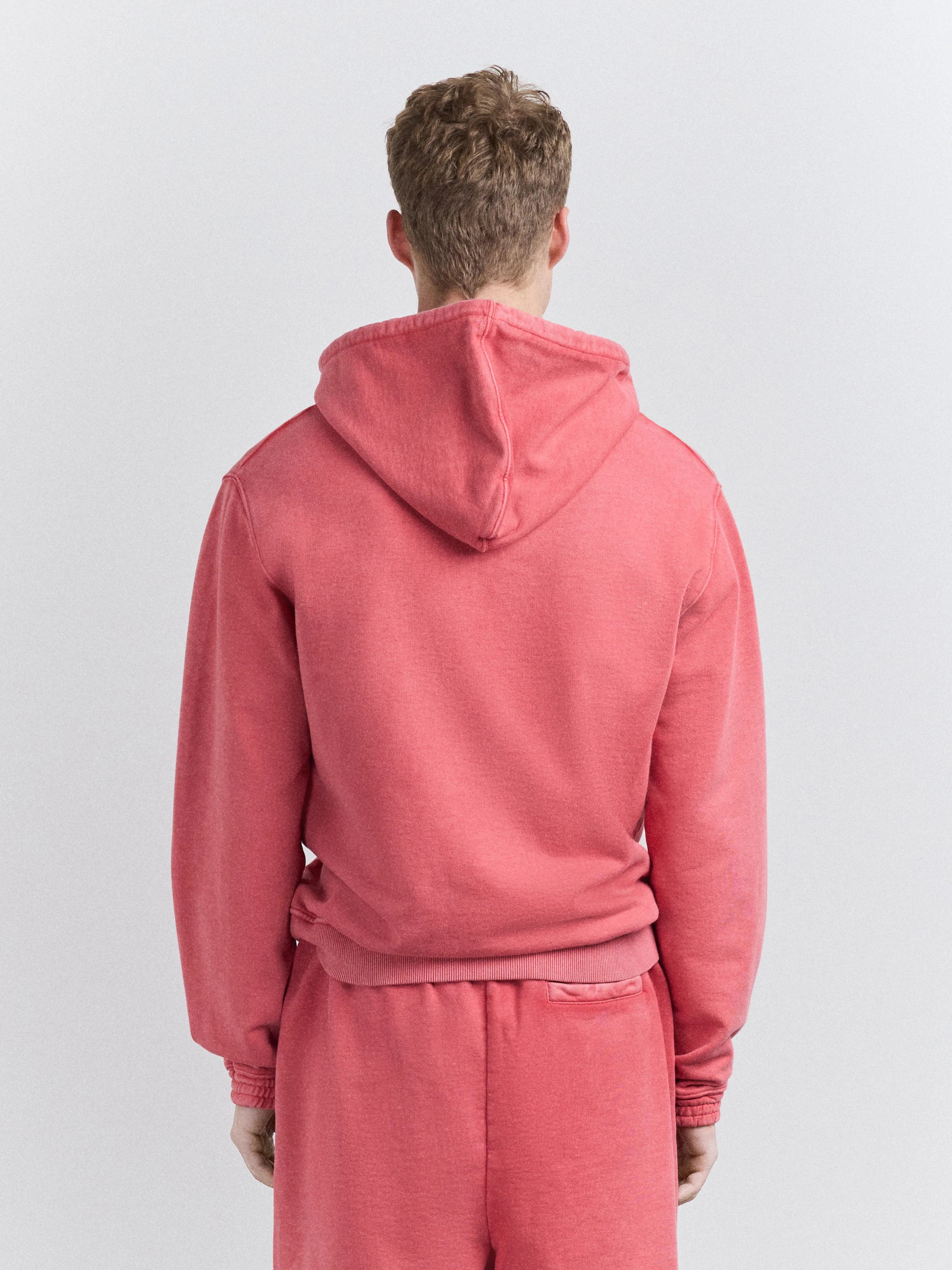 Sunburn Zip Hoodie Cardinal Red - Image 6