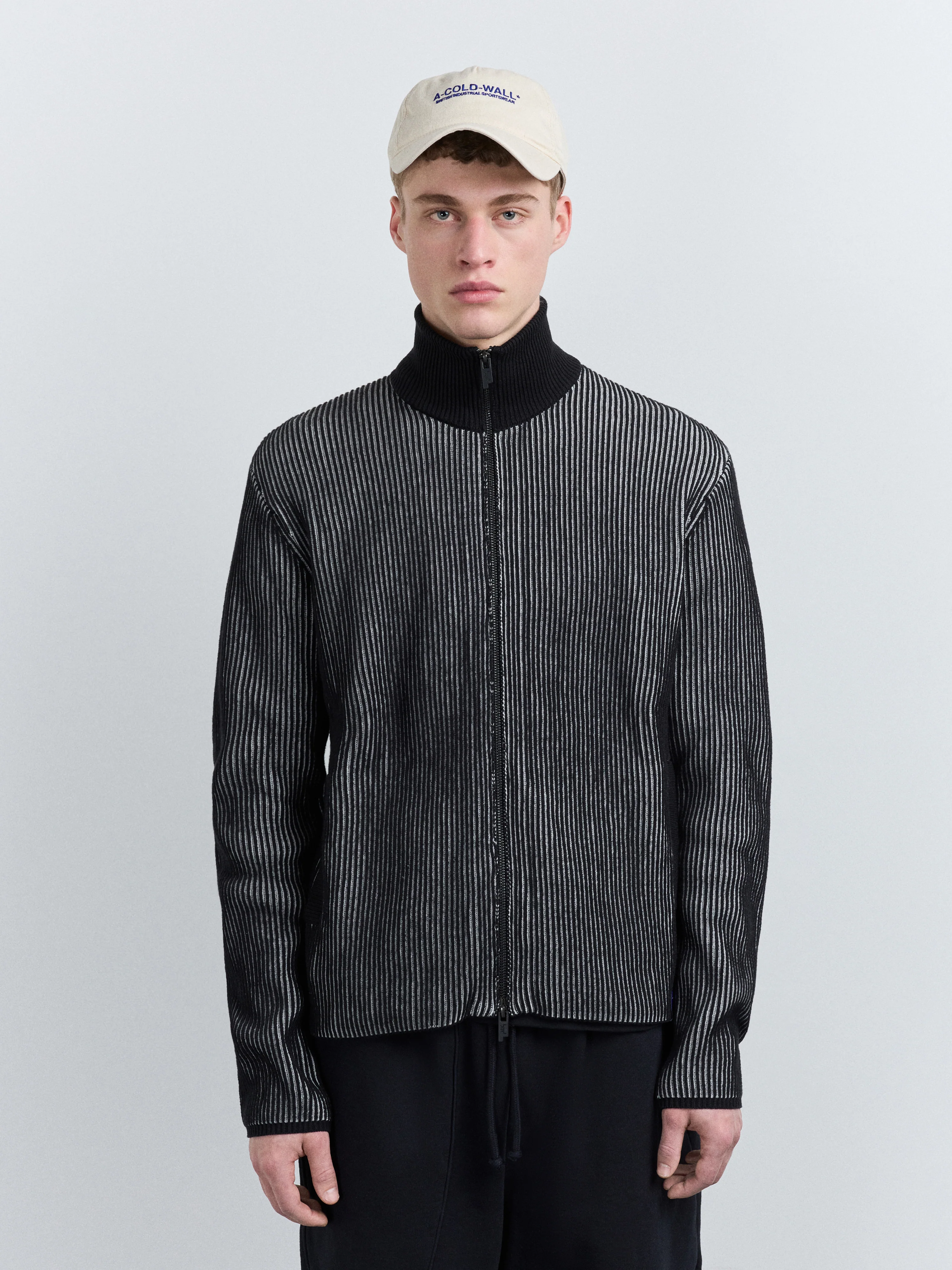 Whitby Full-Zip Knit Onyx - Image 4
